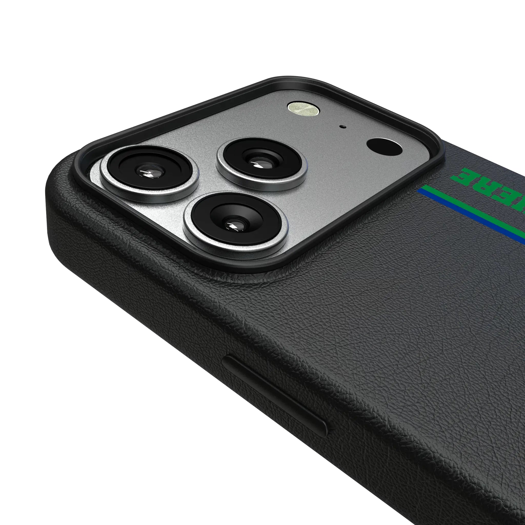 Seattle Seahawks Historic Collection Personalized Sidebard iPhone MagSafe Compatible Phone Case for Apple iPhone - Detail#Device_iPhone 17 Pro