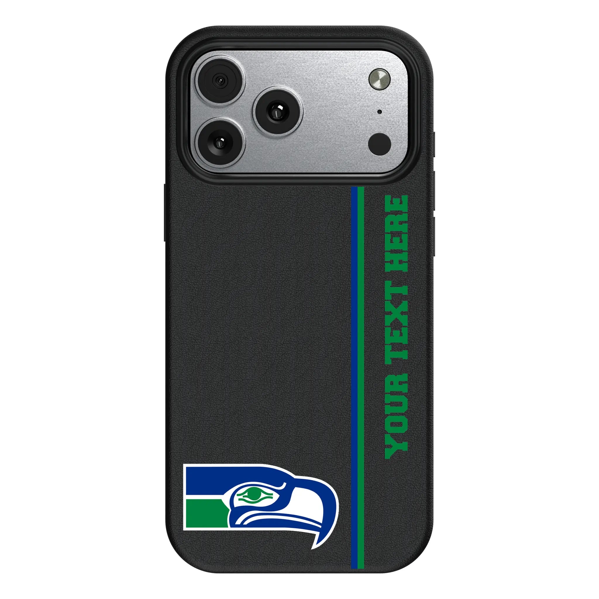 Seattle Seahawks Historic Collection Personalized Sidebard iPhone MagSafe Compatible Phone Case for Apple iPhone#Device_iPhone 17 Pro Max