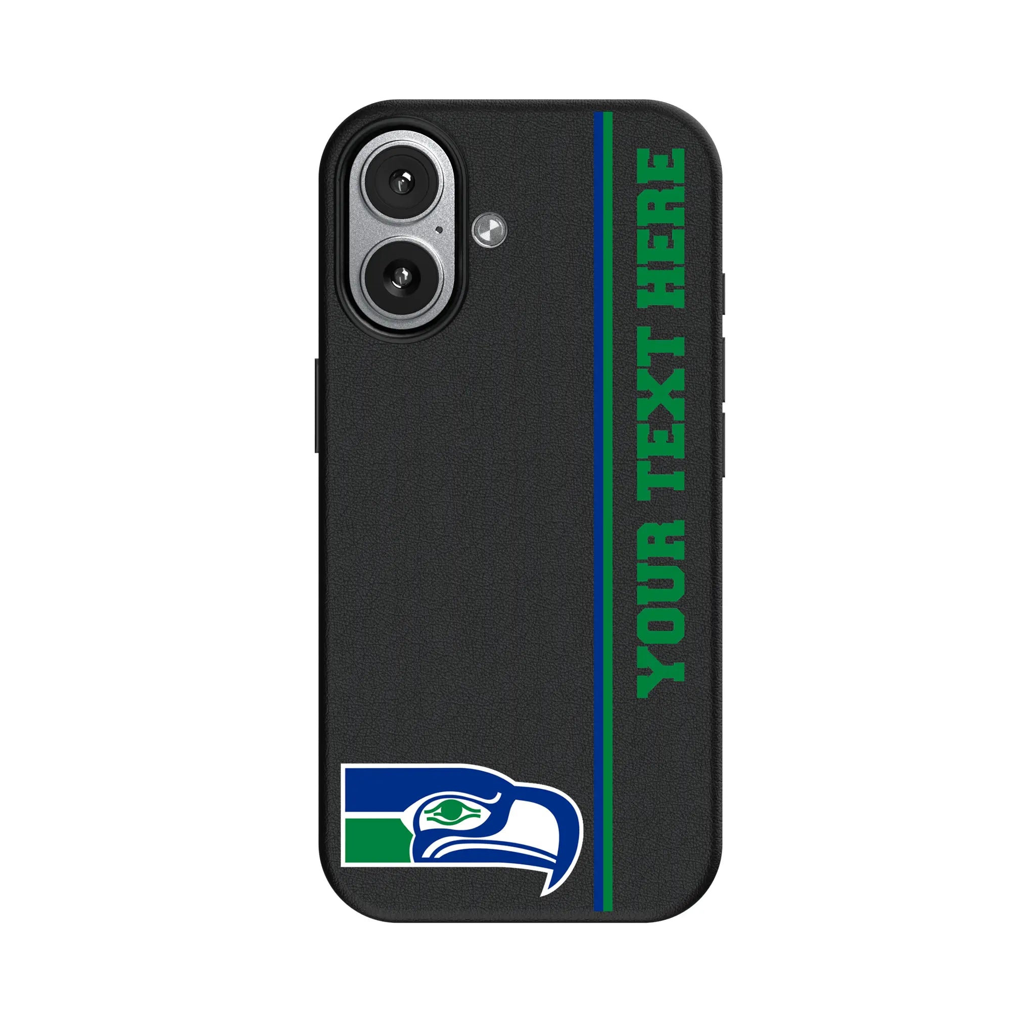 Seattle Seahawks Historic Collection Personalized Sidebard iPhone MagSafe Compatible Phone Case for Apple iPhone#Device_iPhone 17