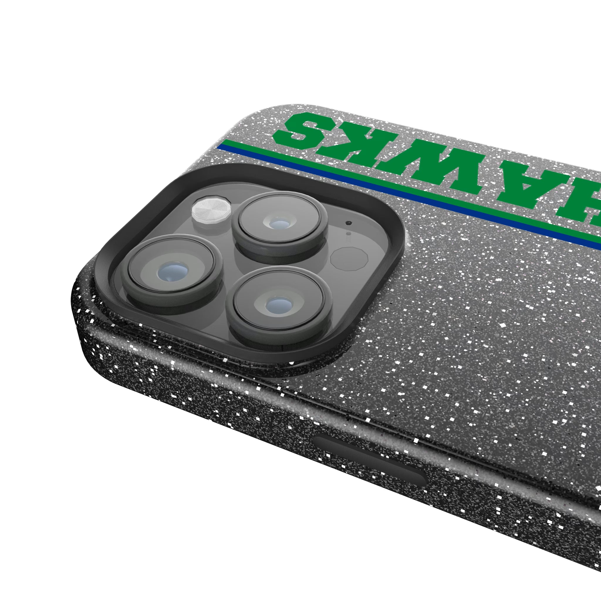 Seattle Seahawks Historic Collection Sidebar iPhone Bling Phone Case for Apple iPhone - Detail