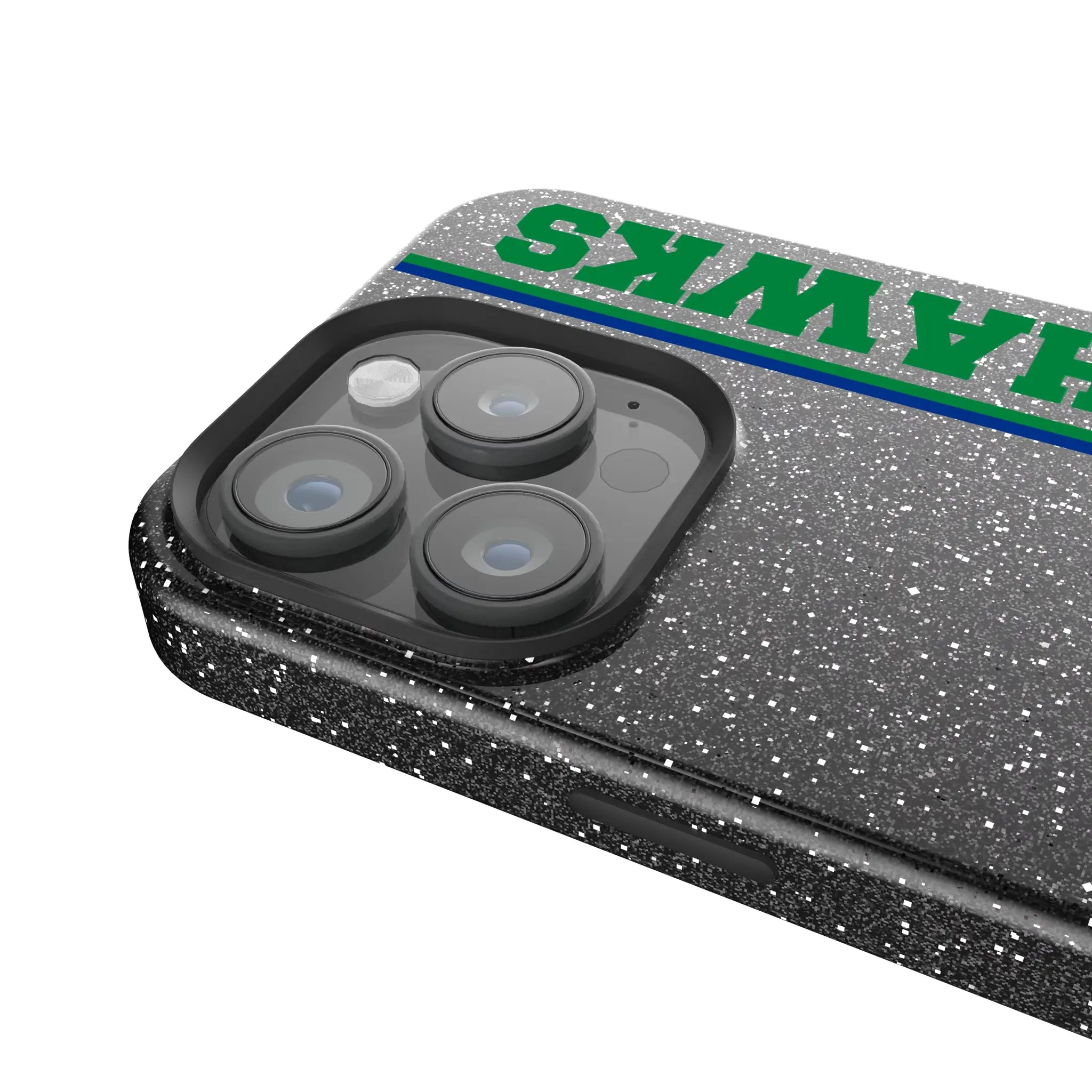 Seattle Seahawks Historic Collection Sidebar iPhone Bling Phone Case for Apple iPhone - Detail
