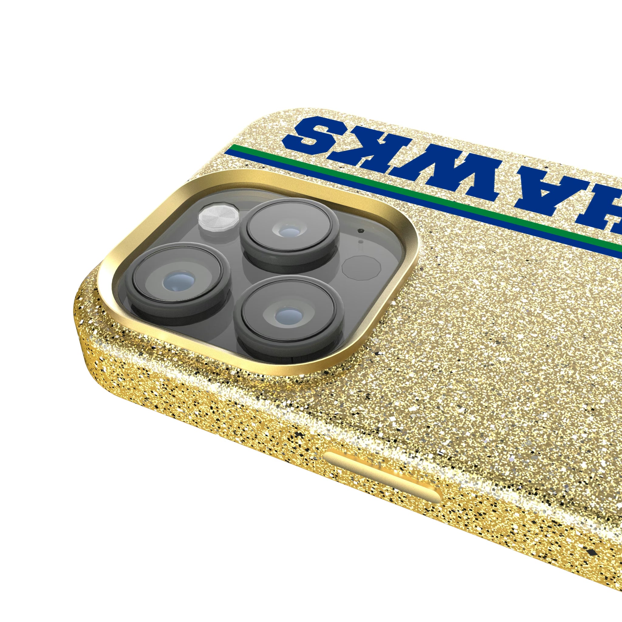 Seattle Seahawks Historic Collection Sidebar iPhone Bling Phone Case for Apple iPhone - Detail