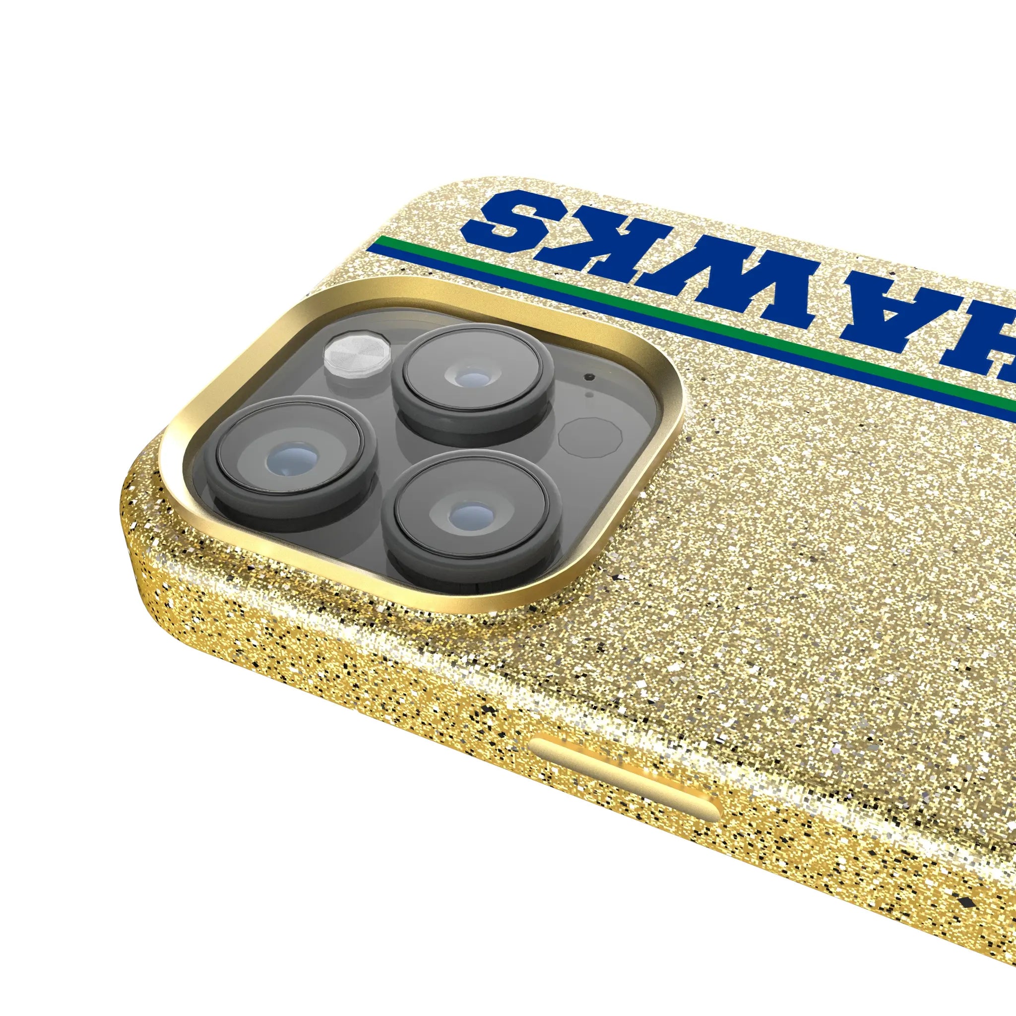 Seattle Seahawks Historic Collection Sidebar iPhone Bling Phone Case for Apple iPhone - Detail