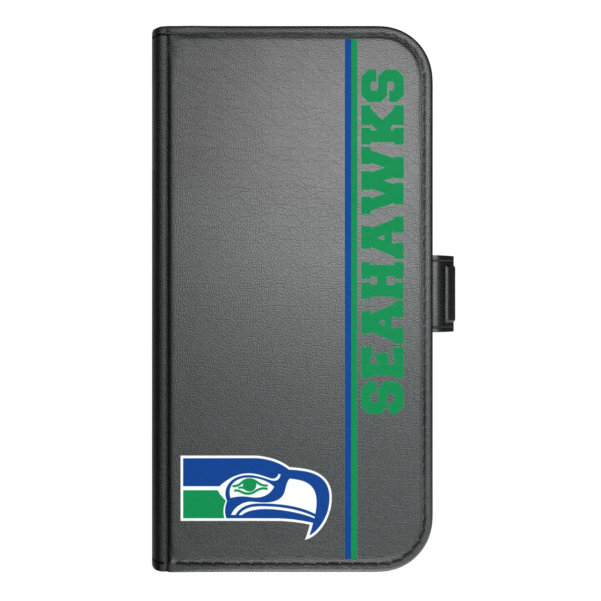 Seattle Seahawks Historic Collection Sidebar iPhone Folio Phone Case for Apple iPhone#Device_iPhone 17