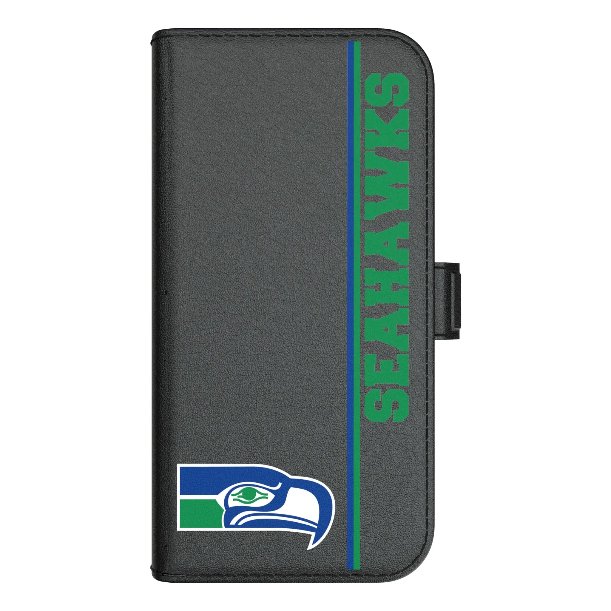 Seattle Seahawks Historic Collection Sidebar iPhone Folio Phone Case for Apple iPhone#Device_iPhone 17 Pro