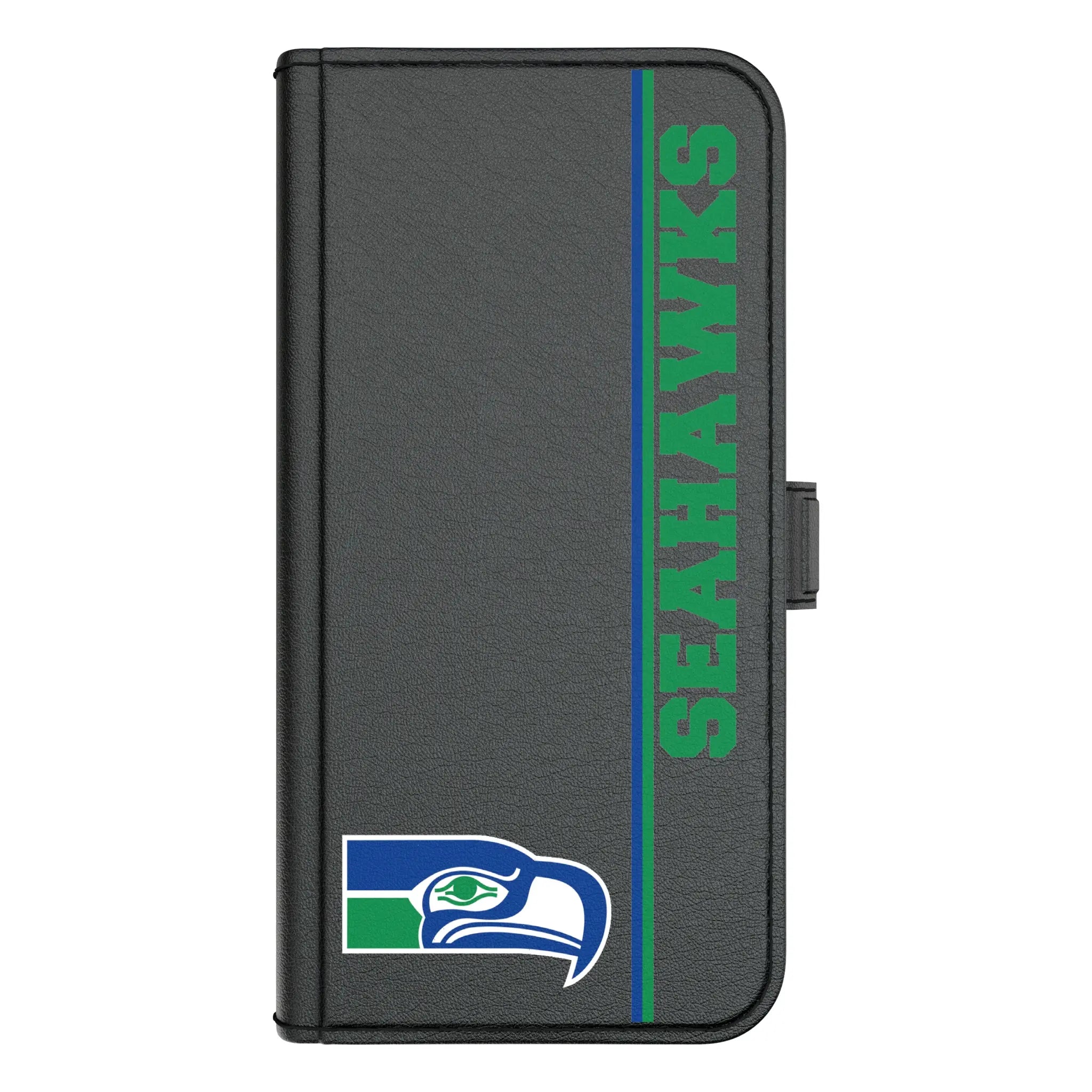 Seattle Seahawks Historic Collection Sidebar iPhone Folio Phone Case for Apple iPhone#Device_iPhone 17 Pro Max