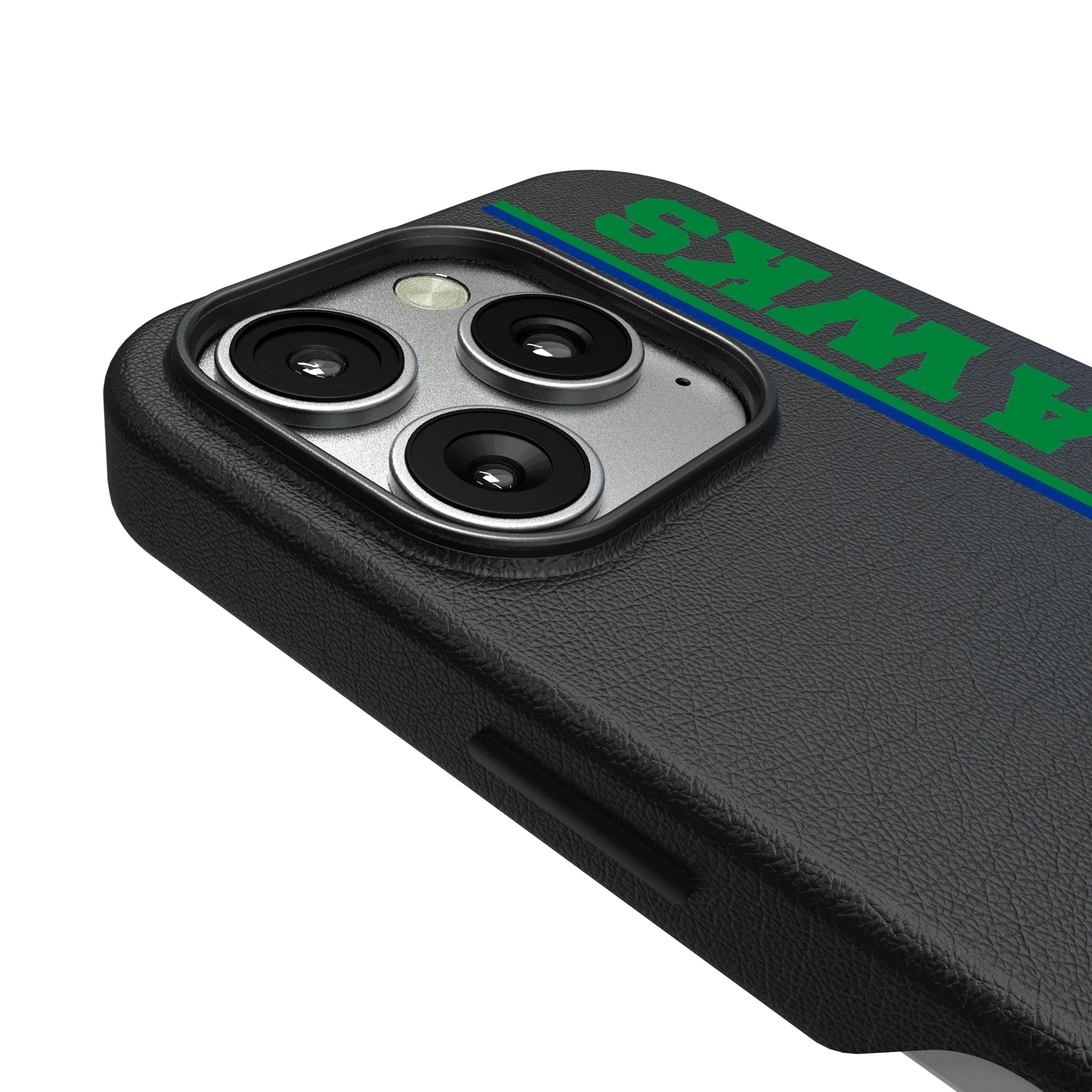 Seattle Seahawks Historic Collection Sidebar iPhone MagSafe Compatible Phone Case for Apple iPhone - Detail