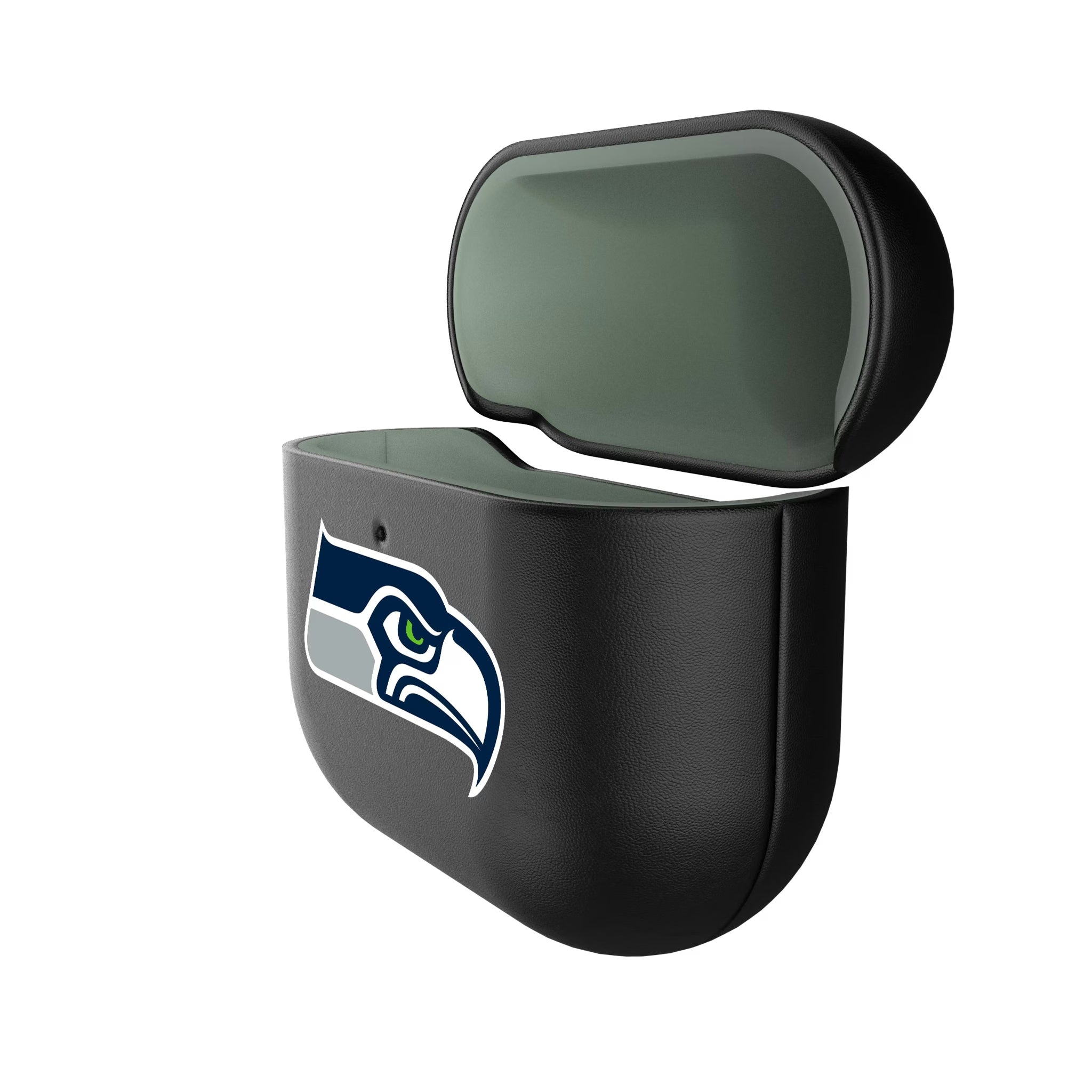 Seattle Seahawks Insignia AirPods AirPod Case Cover - Isometric View#Device_AirPods 4