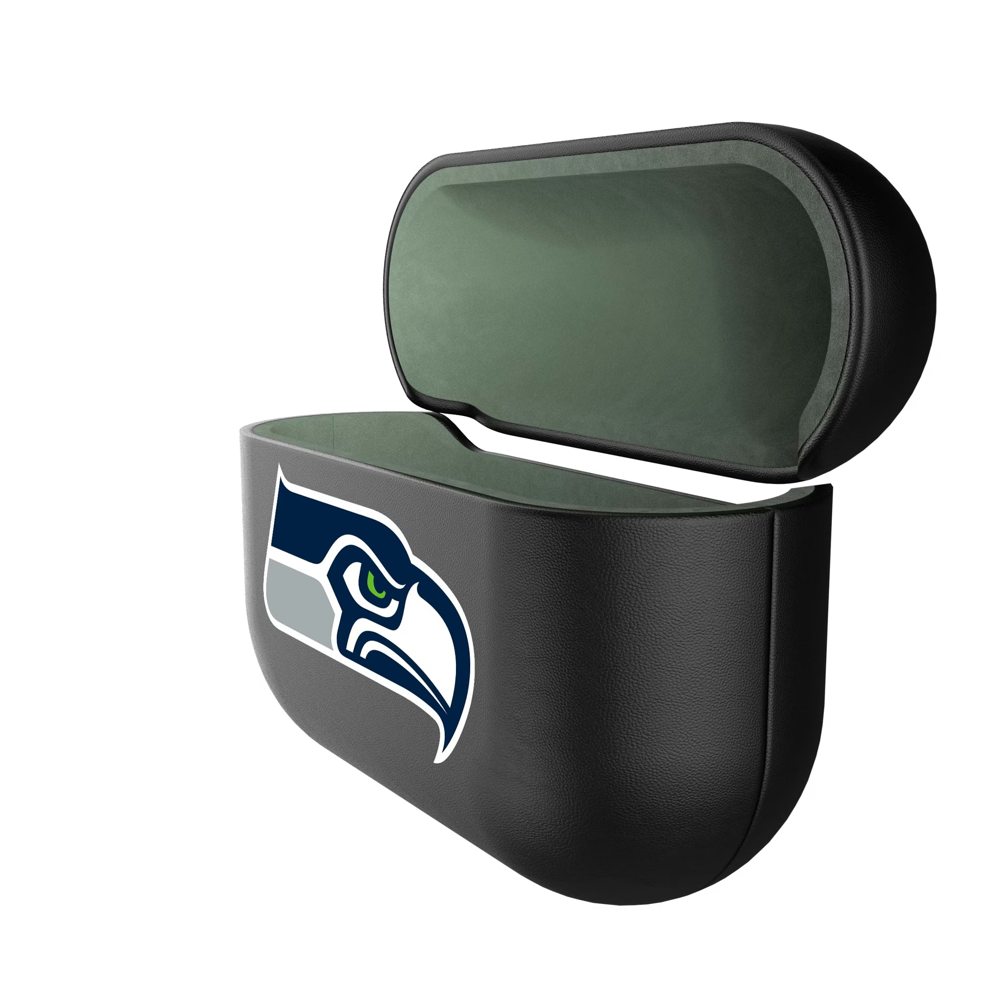 Seattle Seahawks Insignia AirPods AirPod Case Cover - Isometric View#Device_AirPods Pro 1st Gen
