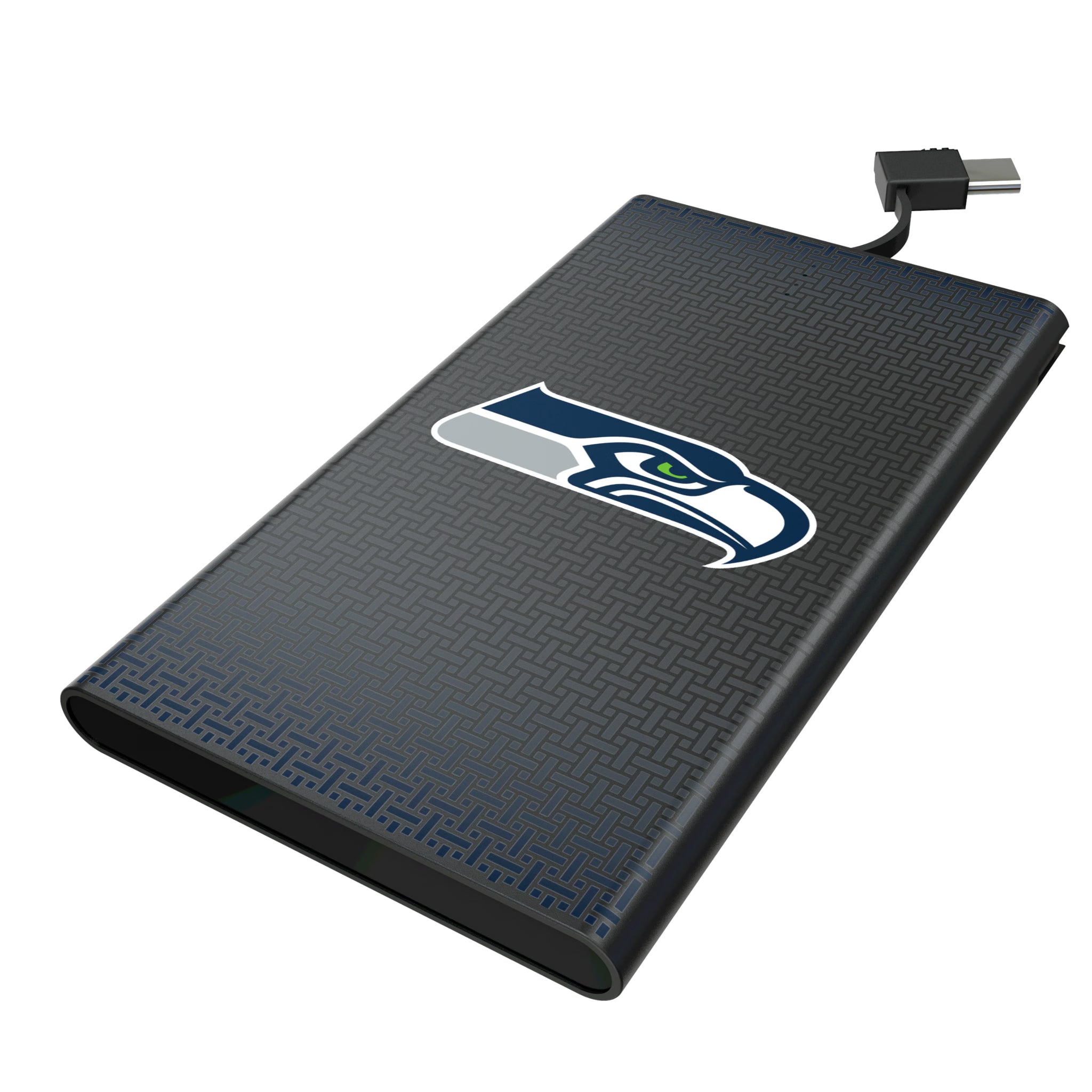 Seattle Seahawks Linen 5000mAh Flat Powerbank