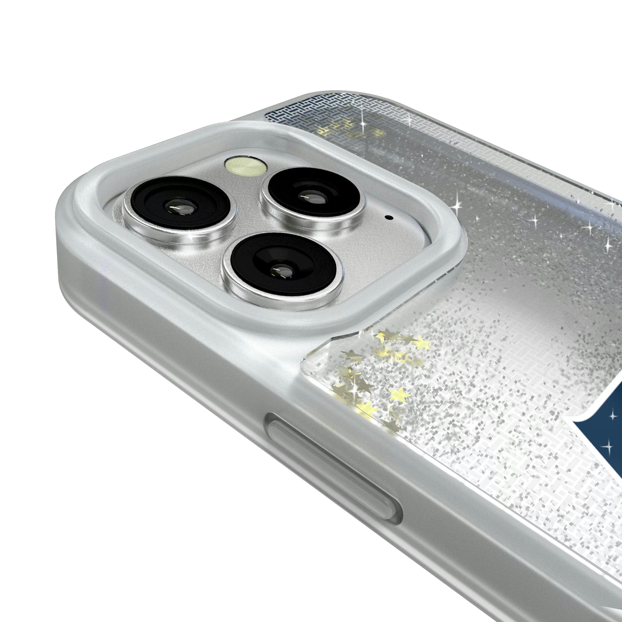 Seattle Seahawks Linen iPhone Glitter Phone Case for Apple iPhone - Detail#Device_iPhone 16 Pro