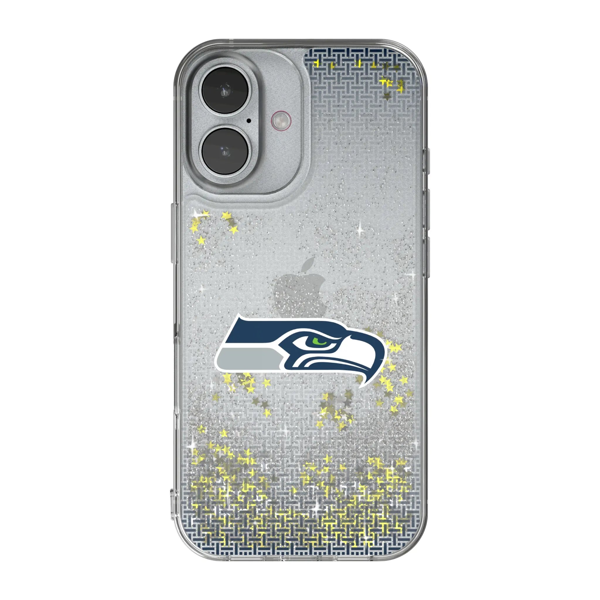 Seattle Seahawks Linen iPhone Glitter Phone Case for Apple iPhone