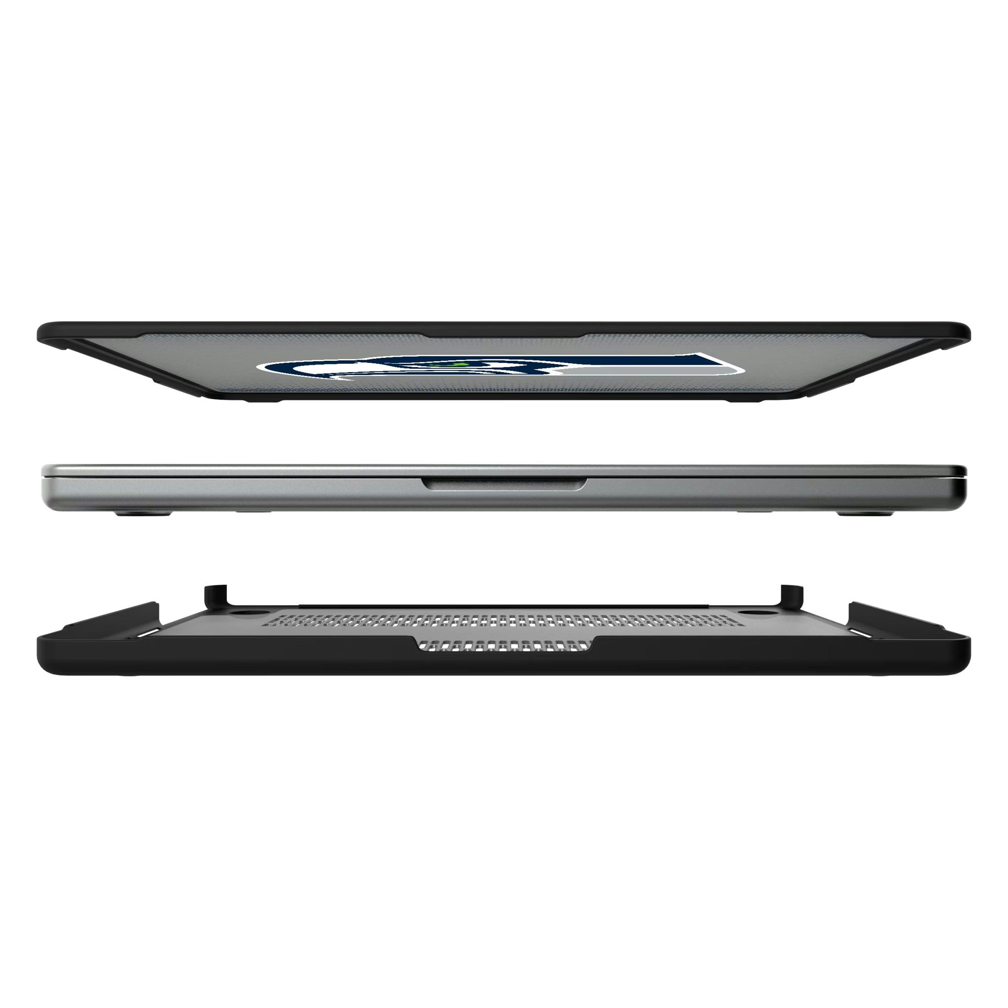 Seattle Seahawks Linen MacBook Laptop Case for Apple MacBook#Device_MacBook Pro (14-inch, 2021) / MacBook Pro (14-inch, 2023) / MacBook Pro (14-inch, 2024)