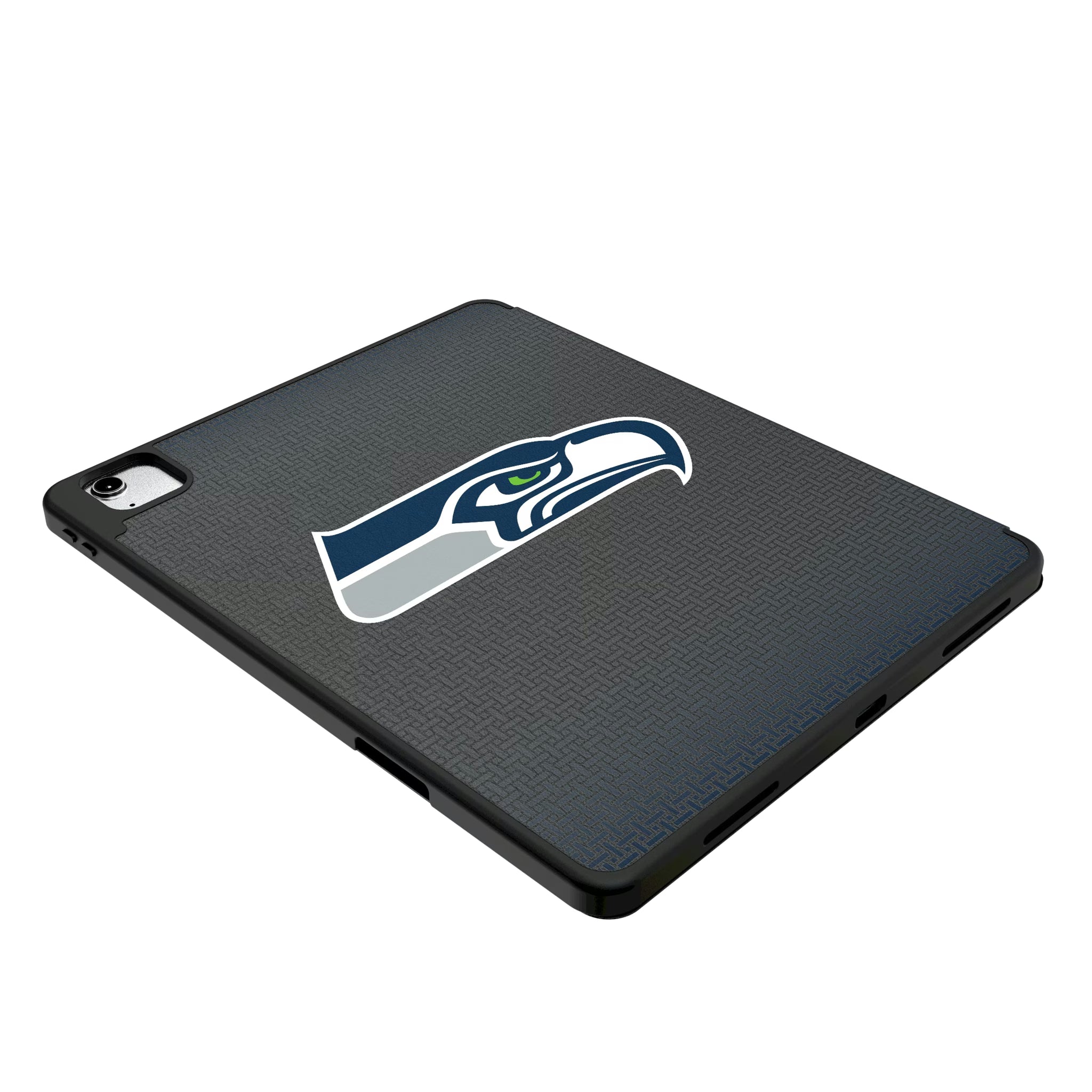 Seattle Seahawks Linen iPad Tablet Case for Apple iPad - Isometric View