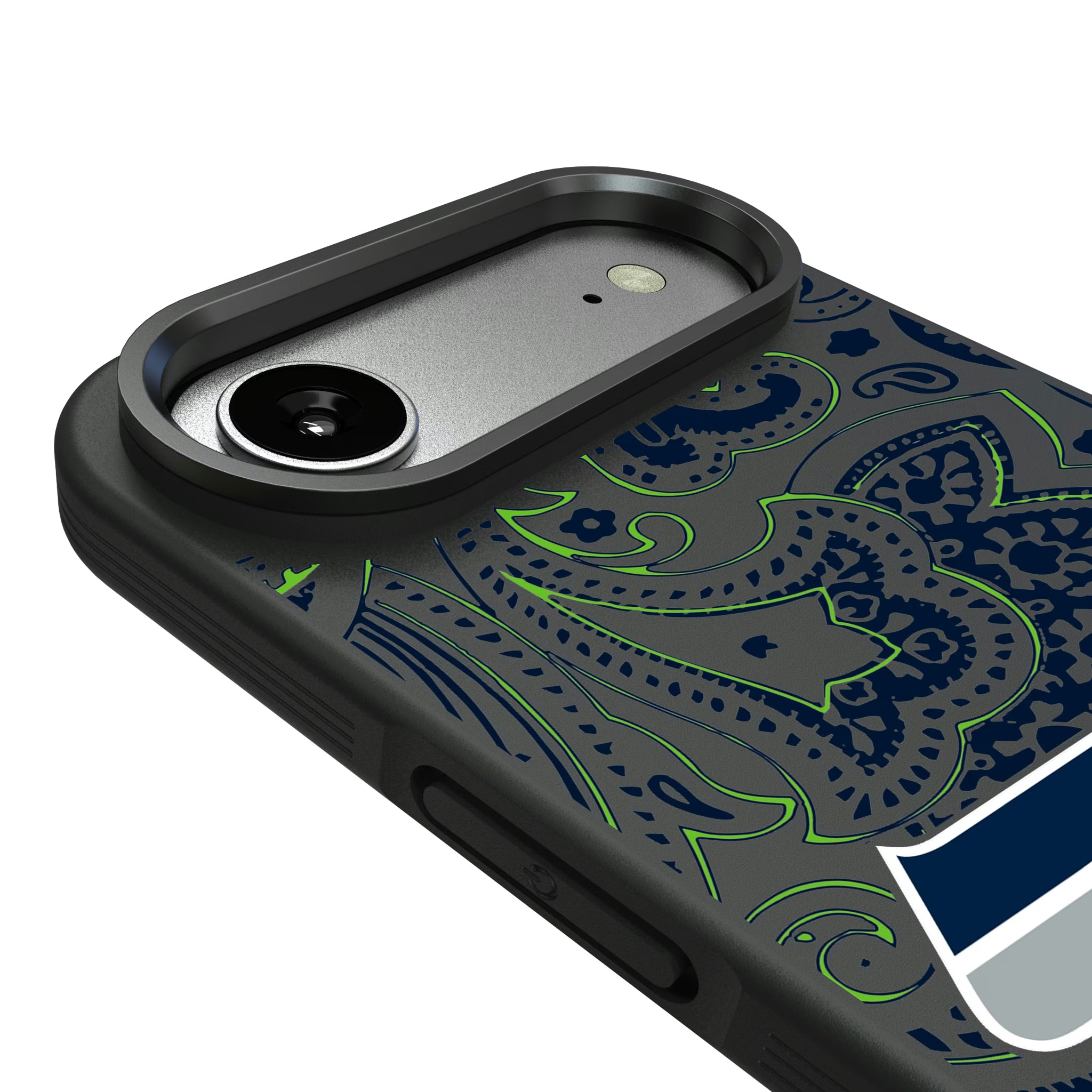 Seattle Seahawks Paisley iPhone Bump Phone Case for Apple iPhone - Detail#Device_iPhone Air