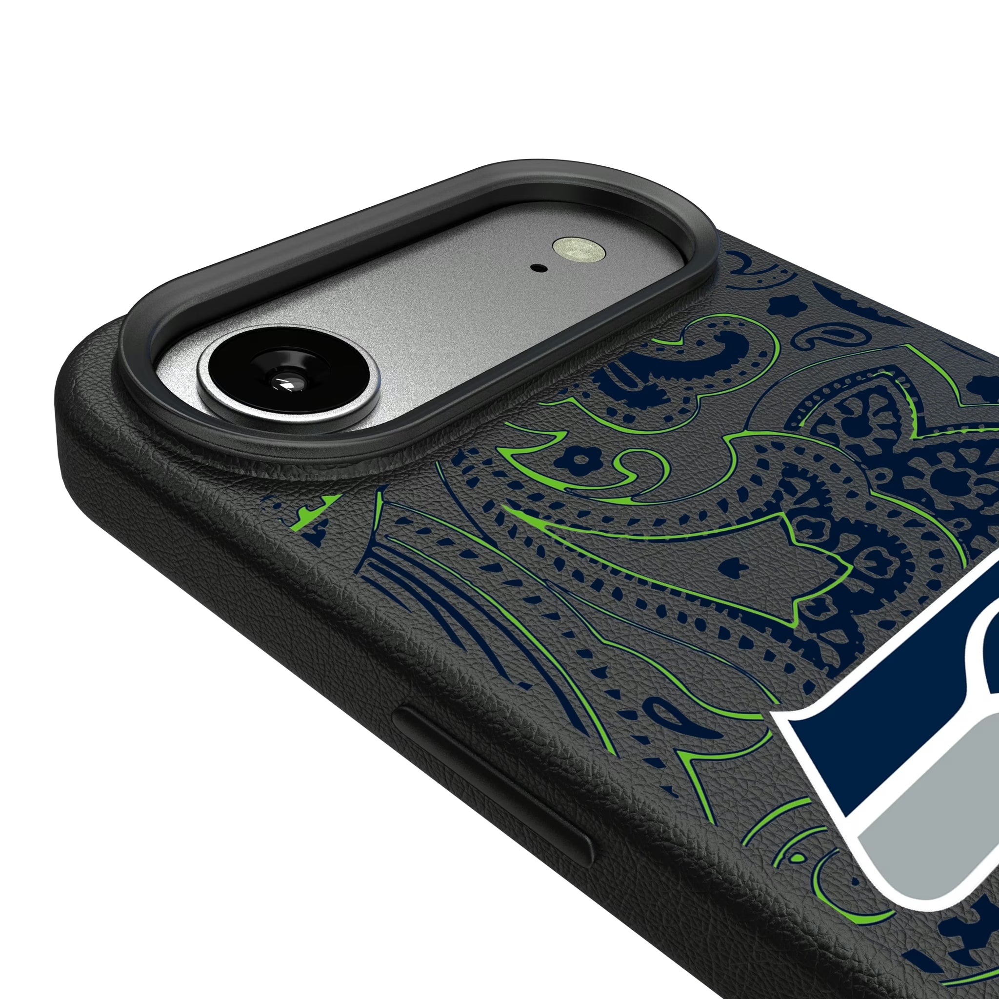 Seattle Seahawks Paisley iPhone MagSafe Compatible Phone Case for Apple iPhone - Detail#Device_iPhone Air