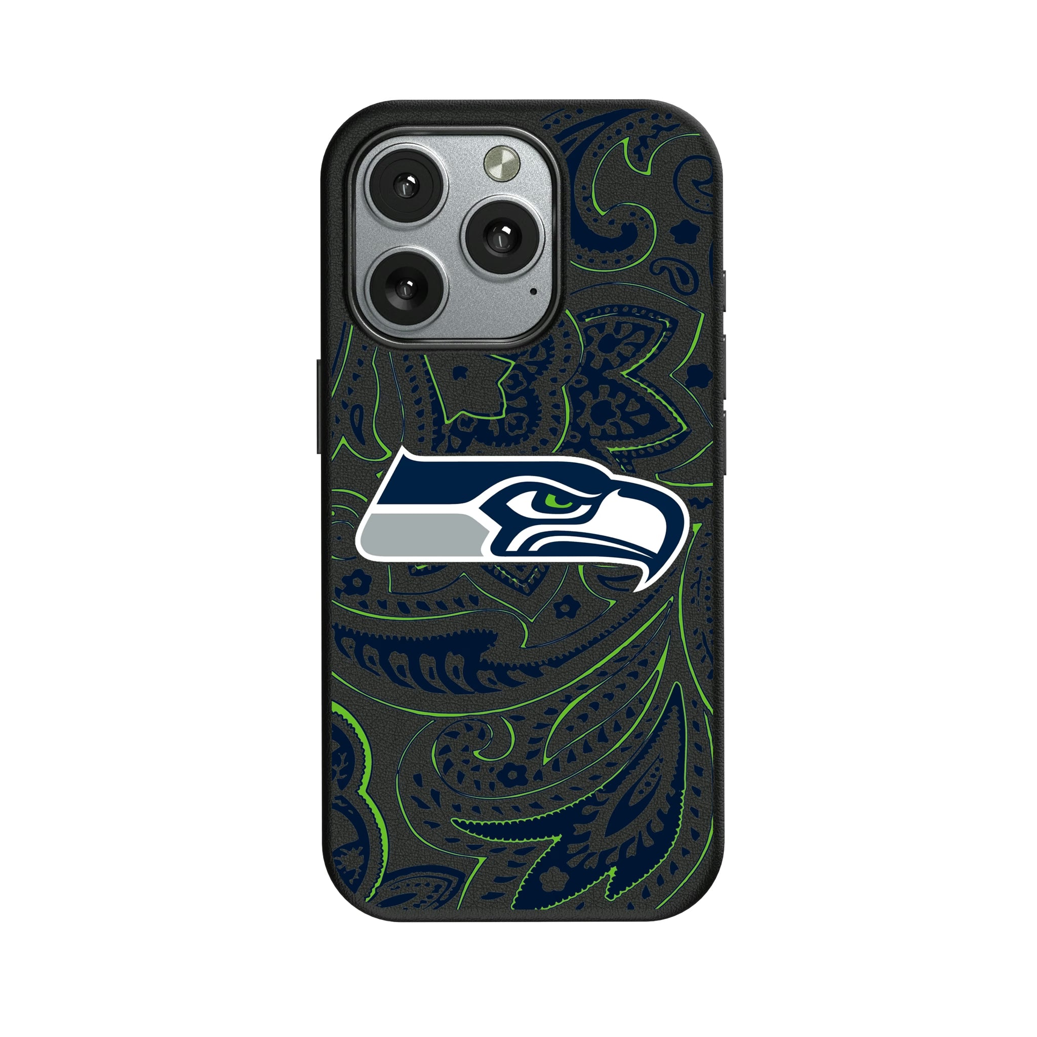 Seattle Seahawks Paisley iPhone MagSafe Compatible Phone Case for Apple iPhone