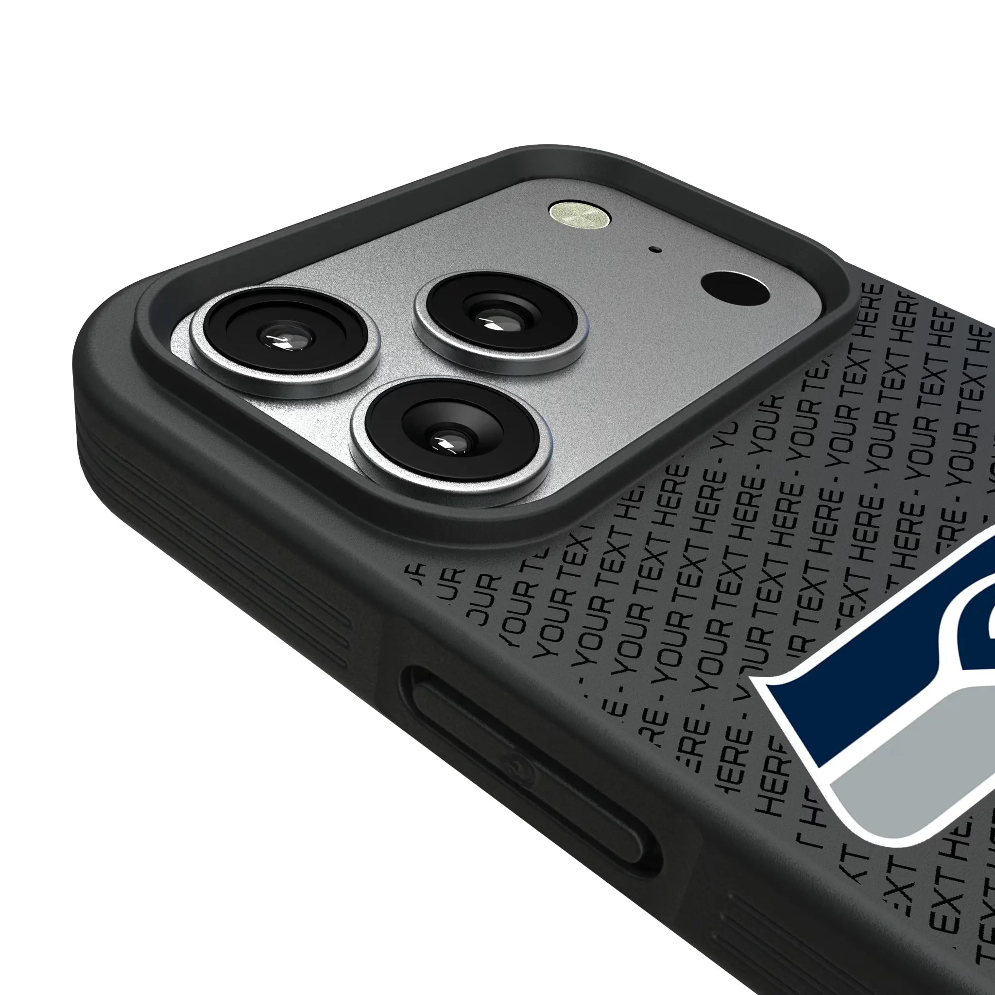 Seattle Seahawks Personalized EndZone Plus iPhone Bump Phone Case for Apple iPhone - Detail#Device_iPhone 17 Pro