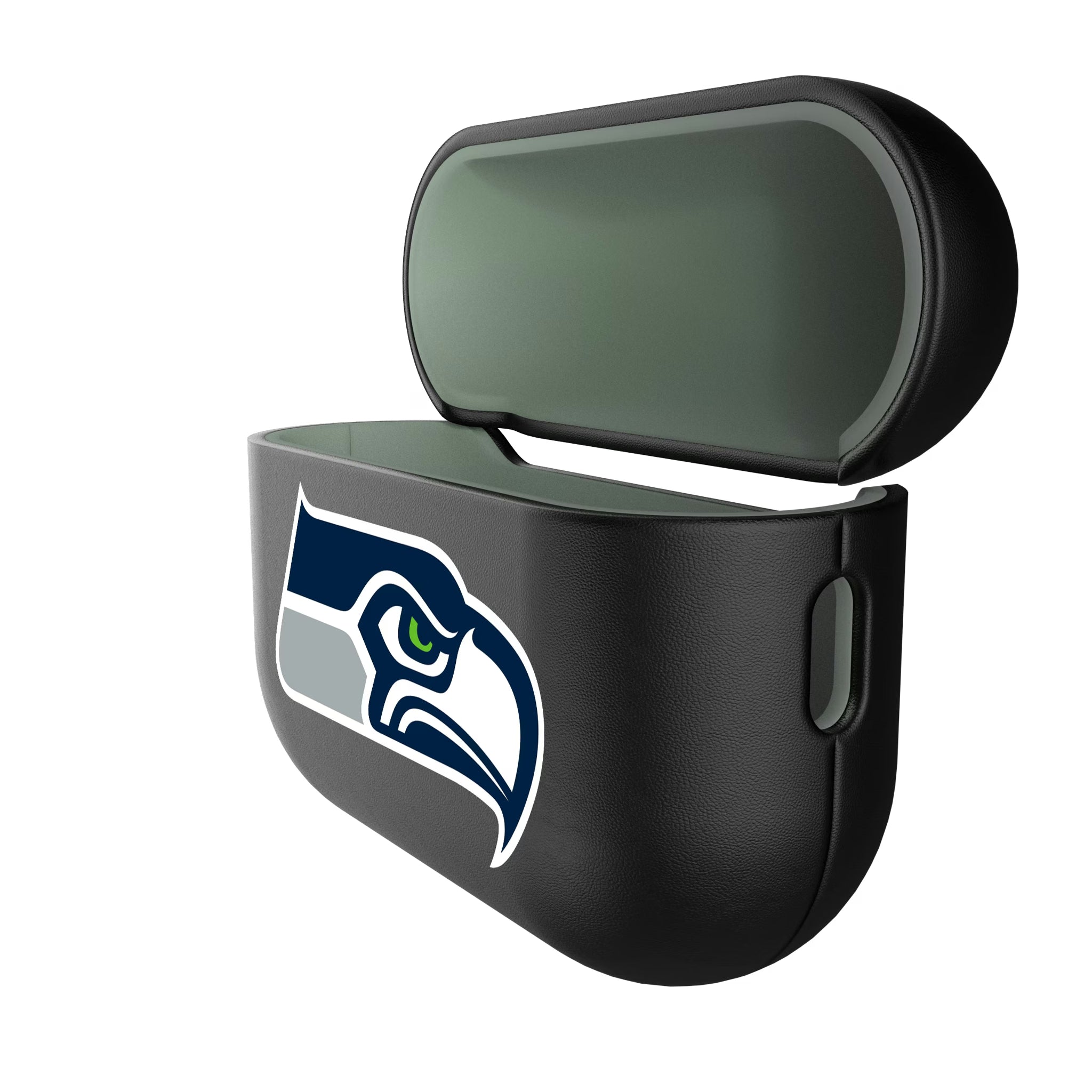 Seattle Seahawks Personalized Insignia AirPods AirPod Case Cover - Isometric View#Device_AirPods Pro 3