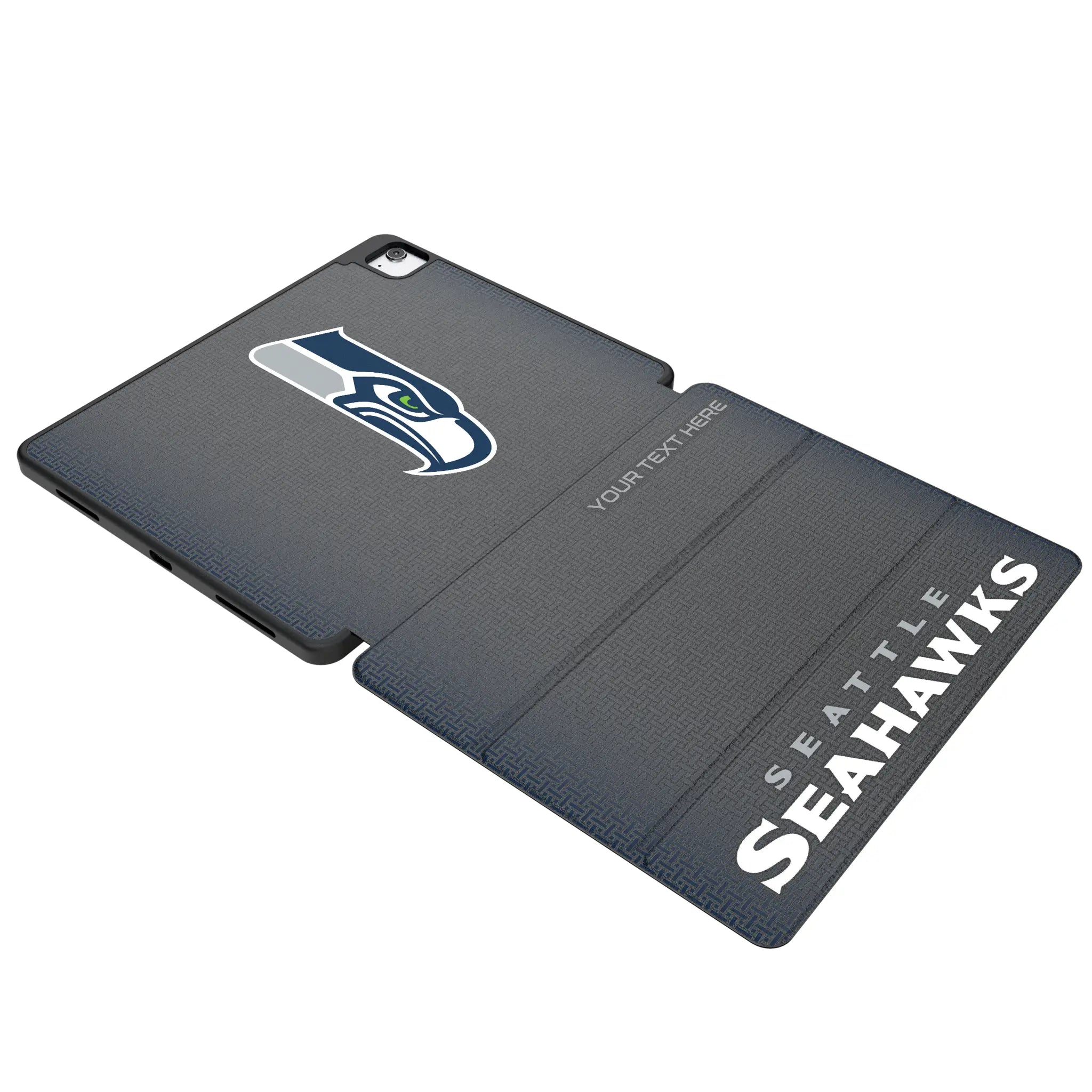 Seattle Seahawks Personalized Linen iPad Tablet Case for Apple iPad