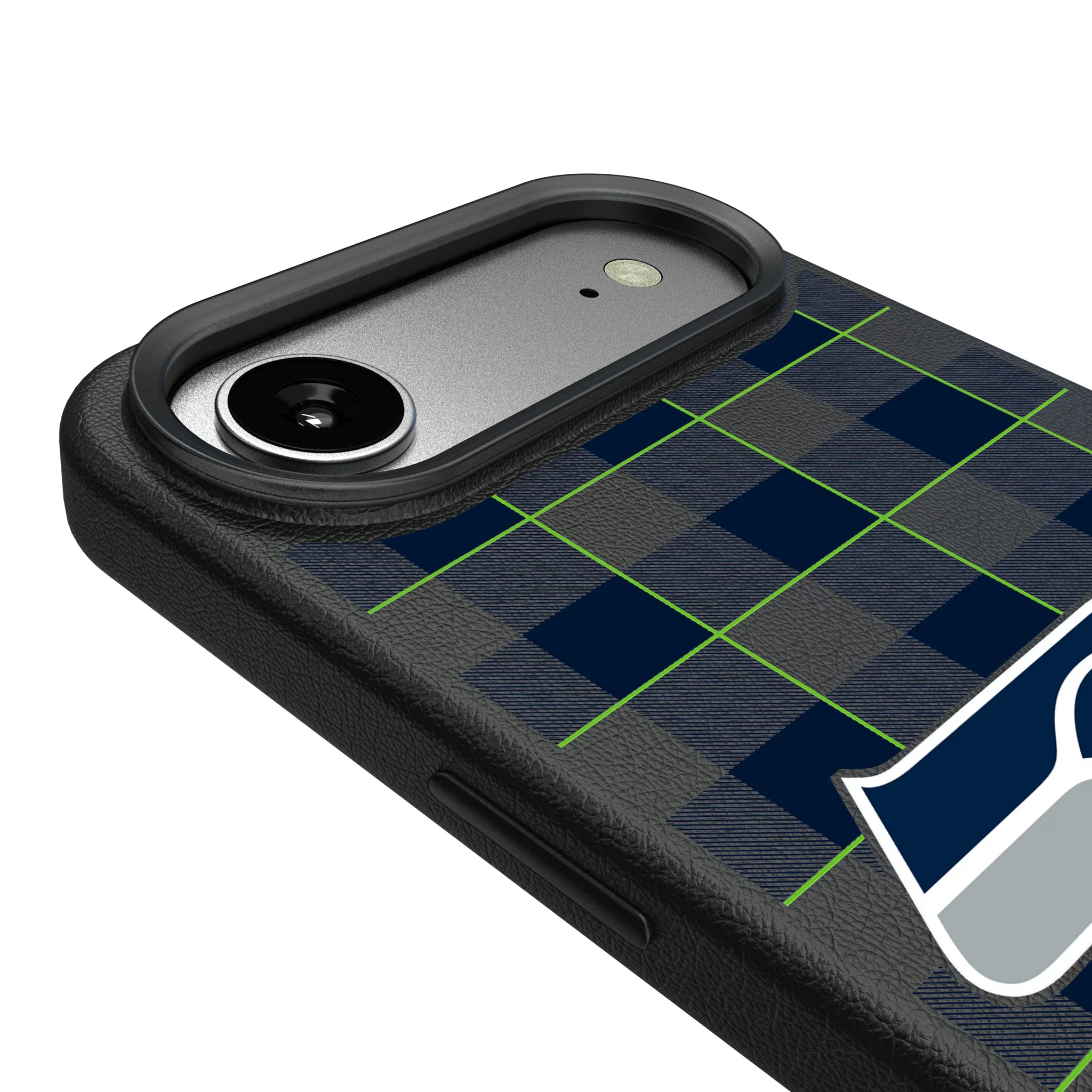 Seattle Seahawks Plaid iPhone MagSafe Compatible Phone Case for Apple iPhone - Detail#Device_iPhone Air
