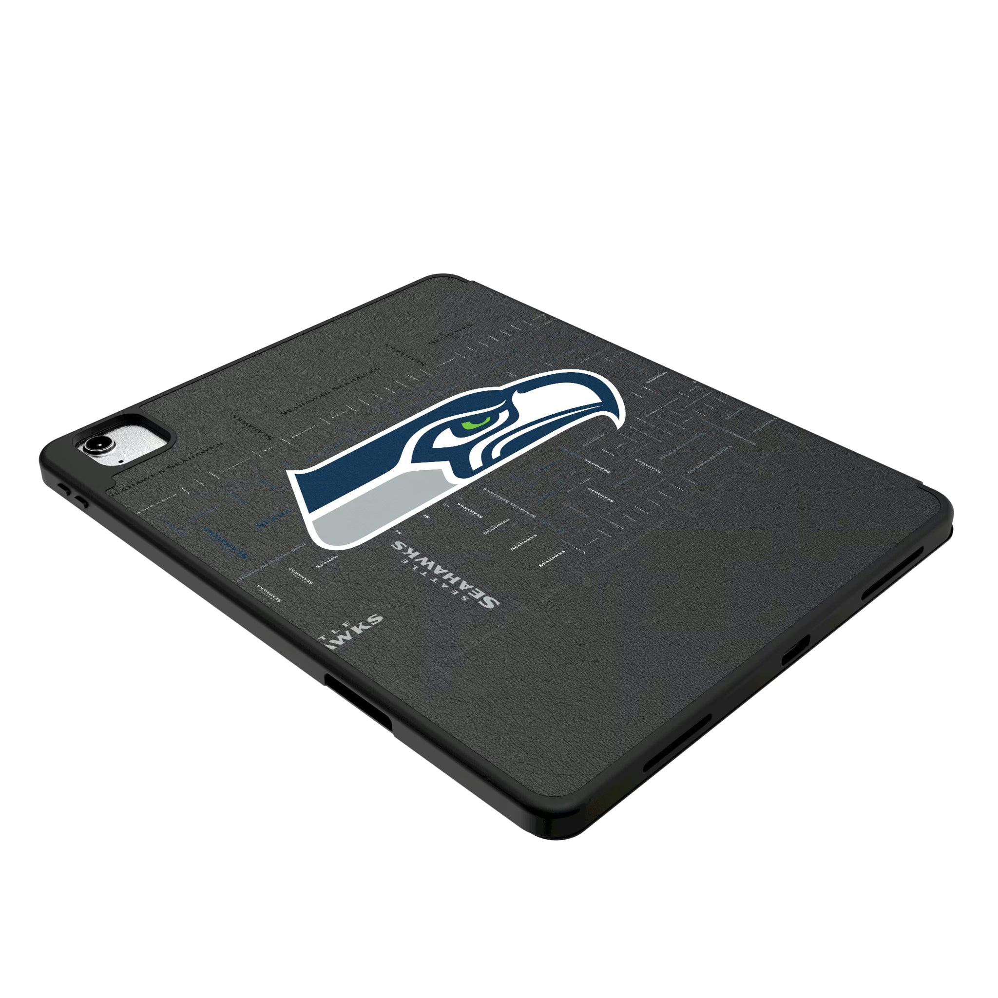 Seattle Seahawks Quadtile iPad Tablet Case for Apple iPad - Isometric View