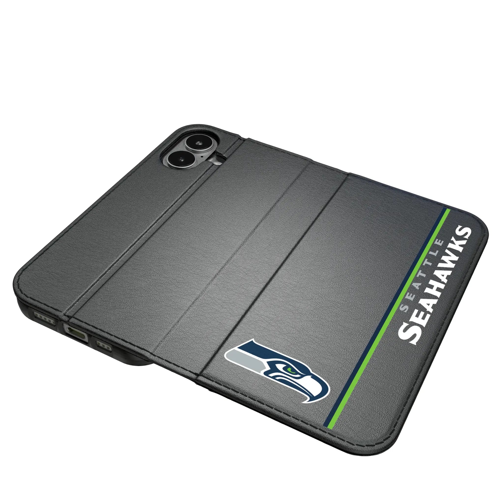 Seattle Seahawks Sidebar iPhone Folio Phone Case for Apple iPhone#Device_iPhone 17