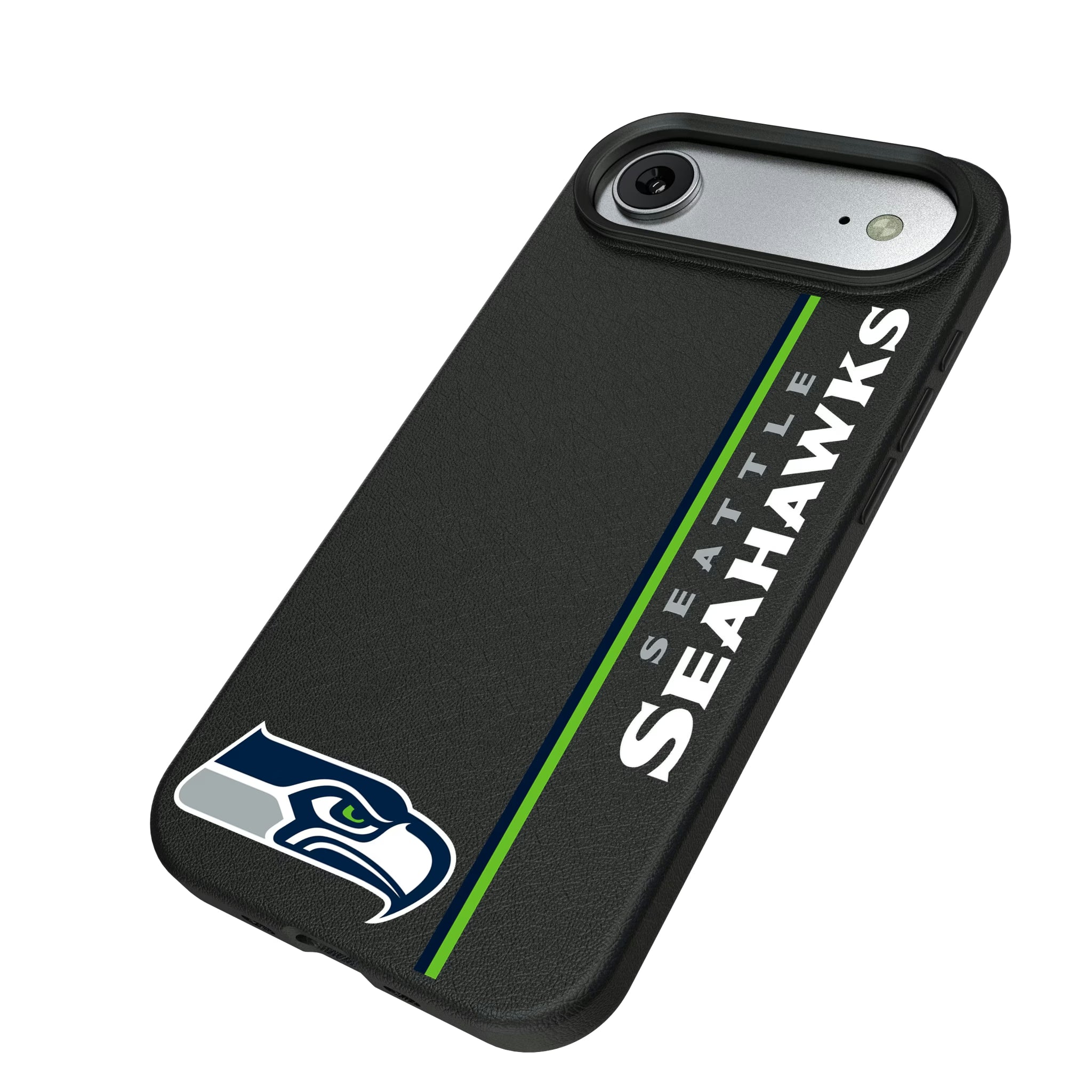 Seattle Seahawks Sidebar iPhone MagSafe Compatible Phone Case for Apple iPhone - Isometric View#Device_iPhone Air
