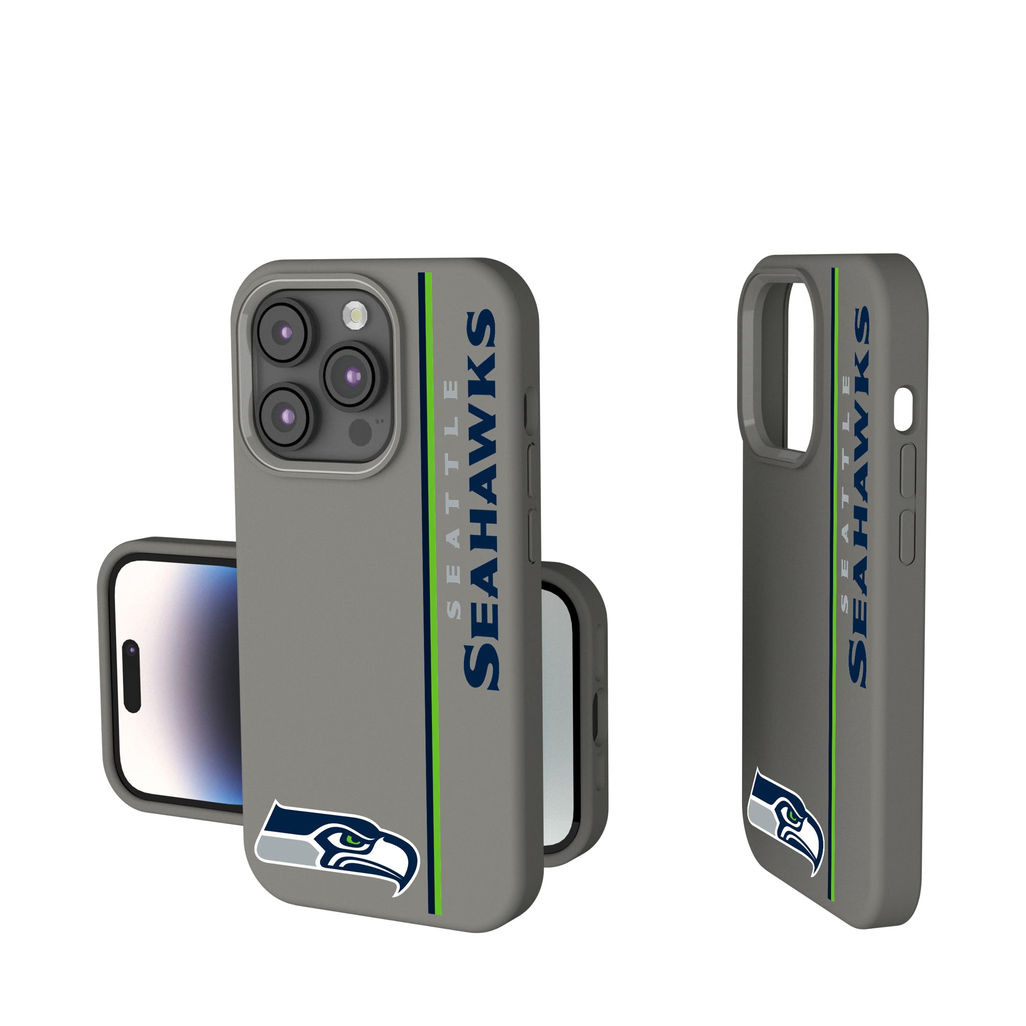 Seattle Seahawks Sidebar iPhone Soft Touch Phone Case for Apple iPhone
