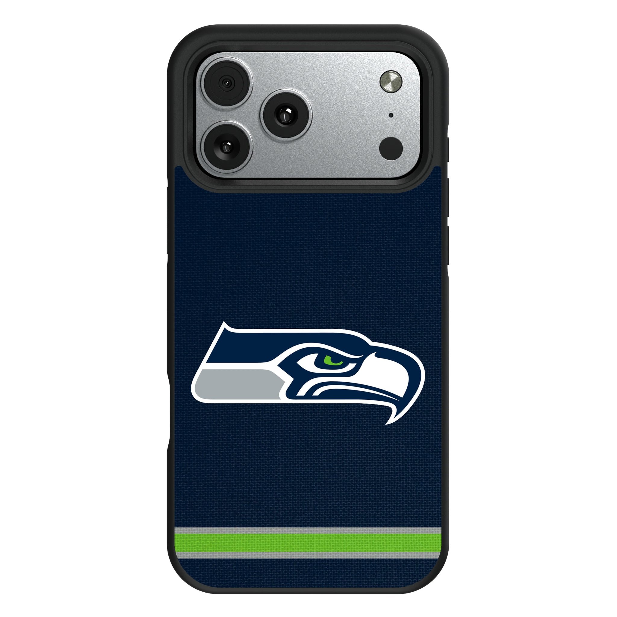 Seattle Seahawks Stripe iPhone Bump Phone Case for Apple iPhone#Device_iPhone 17 Pro Max