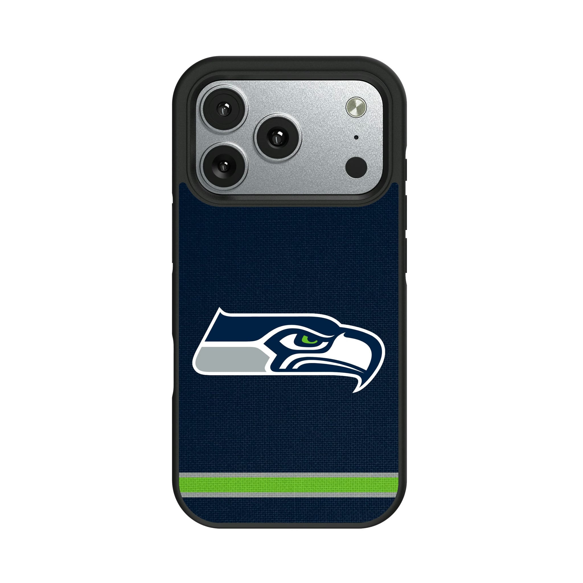 Seattle Seahawks Stripe iPhone Bump Phone Case for Apple iPhone#Device_iPhone 17 Pro