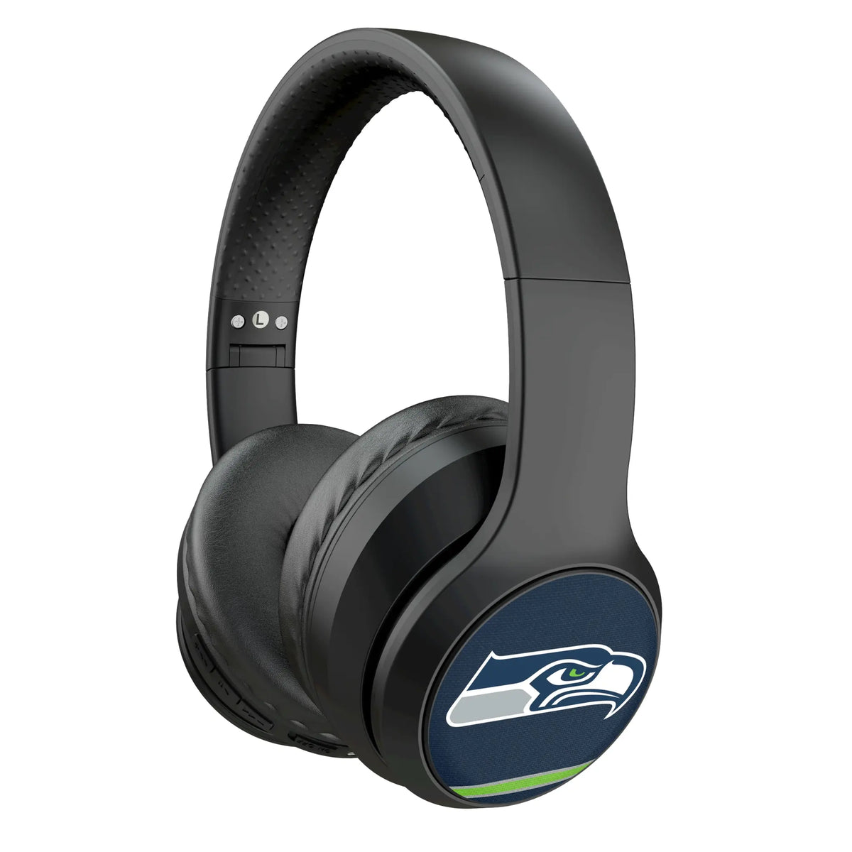 Seattle Seahawks Stripe Wireless Over-Ear Headphones With Case