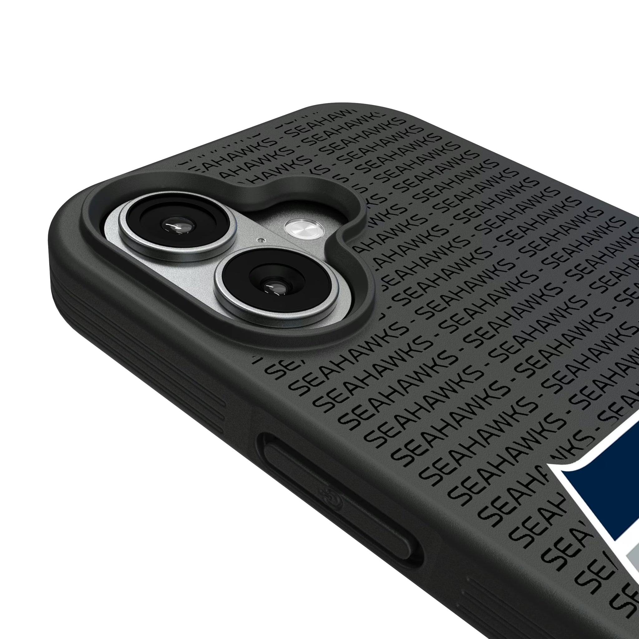 Seattle Seahawks Text Backdrop iPhone Bump Phone Case for Apple iPhone - Detail#Device_iPhone 17