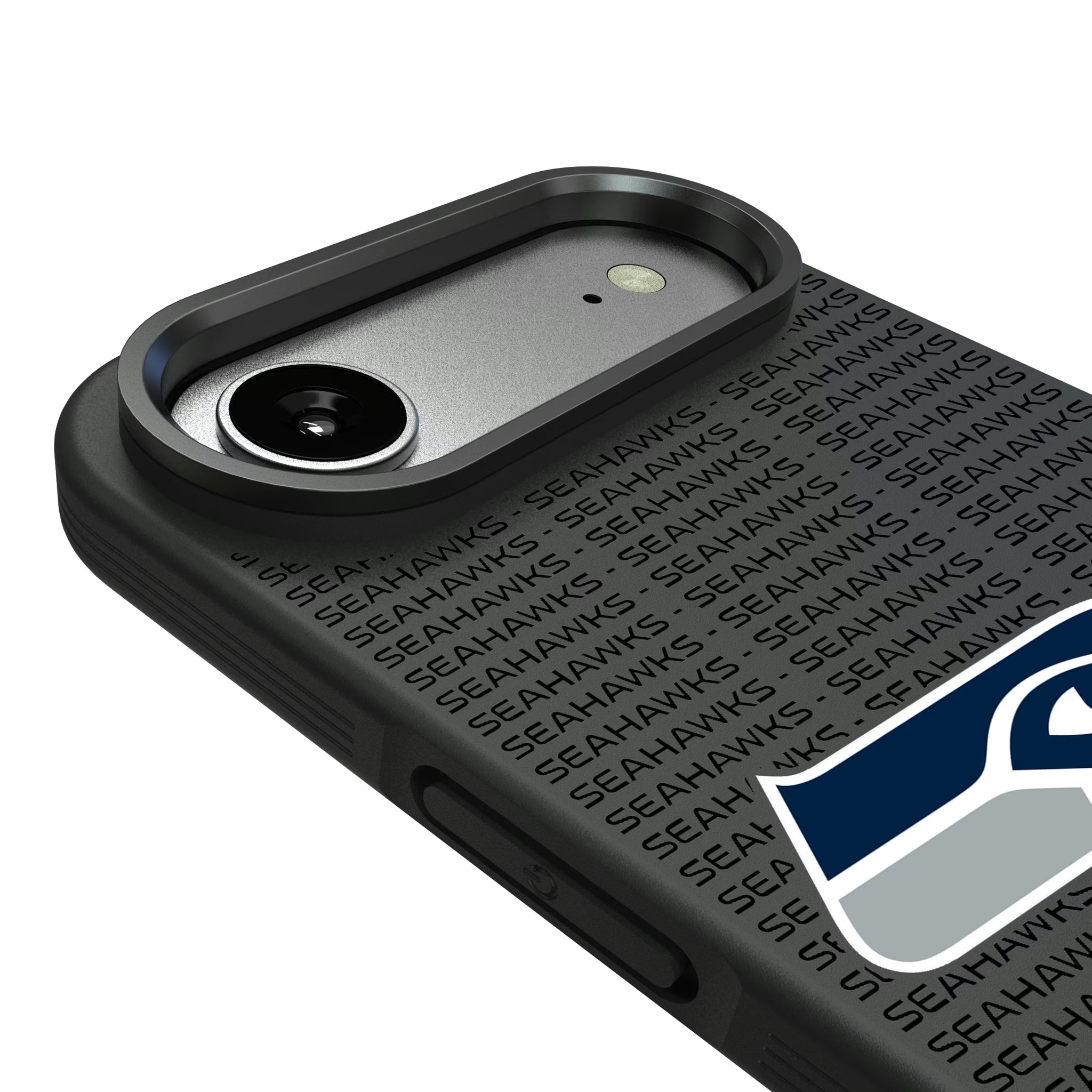 Seattle Seahawks Text Backdrop iPhone Bump Phone Case for Apple iPhone - Detail#Device_iPhone Air
