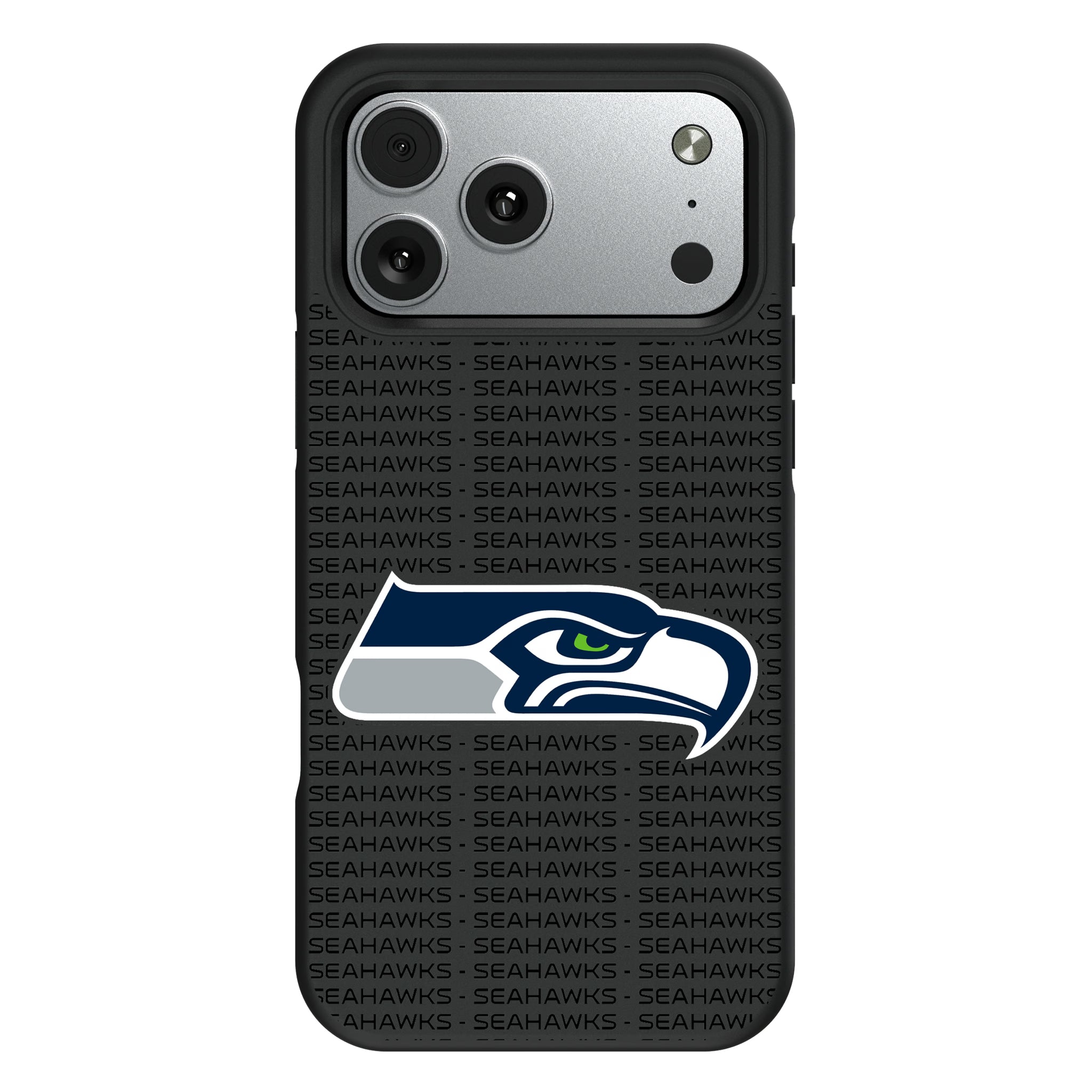 Seattle Seahawks Text Backdrop iPhone Bump Phone Case for Apple iPhone#Device_iPhone 17 Pro Max