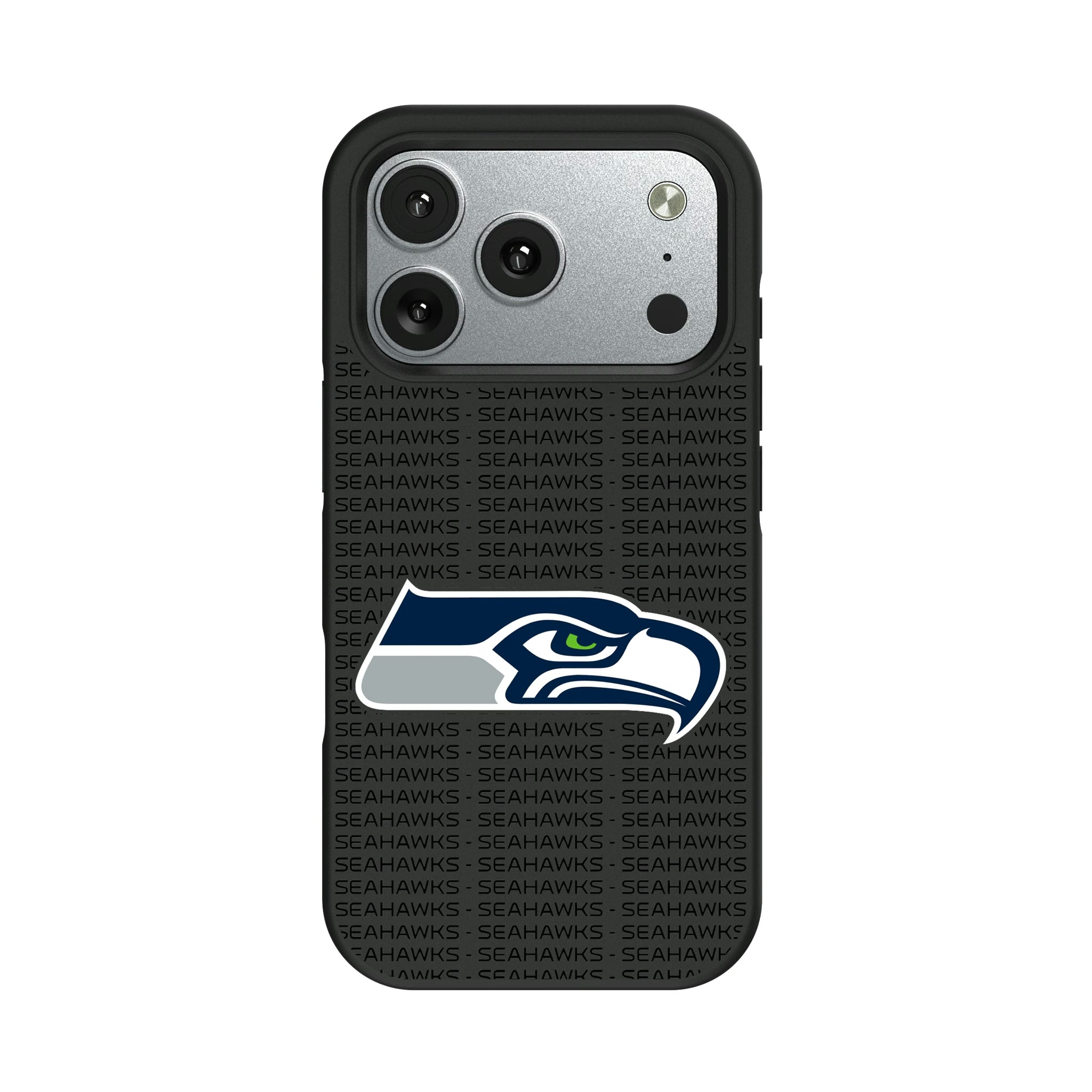 Seattle Seahawks Text Backdrop iPhone Bump Phone Case for Apple iPhone#Device_iPhone 17 Pro