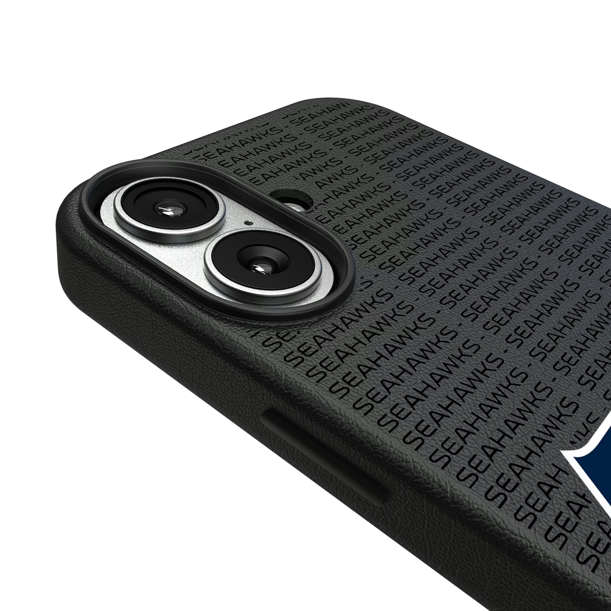 Seattle Seahawks Text Backdrop iPhone MagSafe Compatible Phone Case for Apple iPhone - Detail#Device_iPhone 17