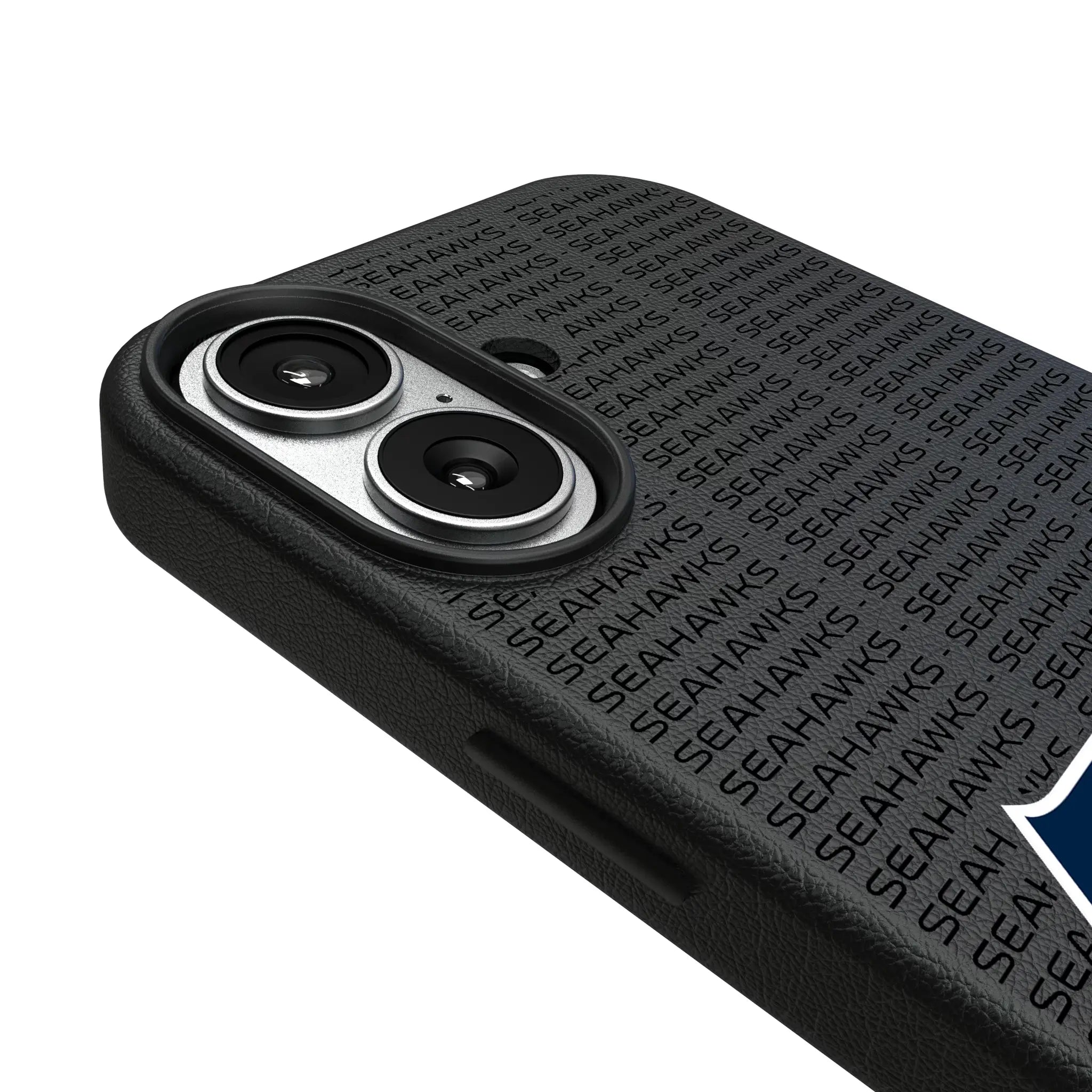 Seattle Seahawks Text Backdrop iPhone MagSafe Compatible Phone Case for Apple iPhone - Detail#Device_iPhone 17
