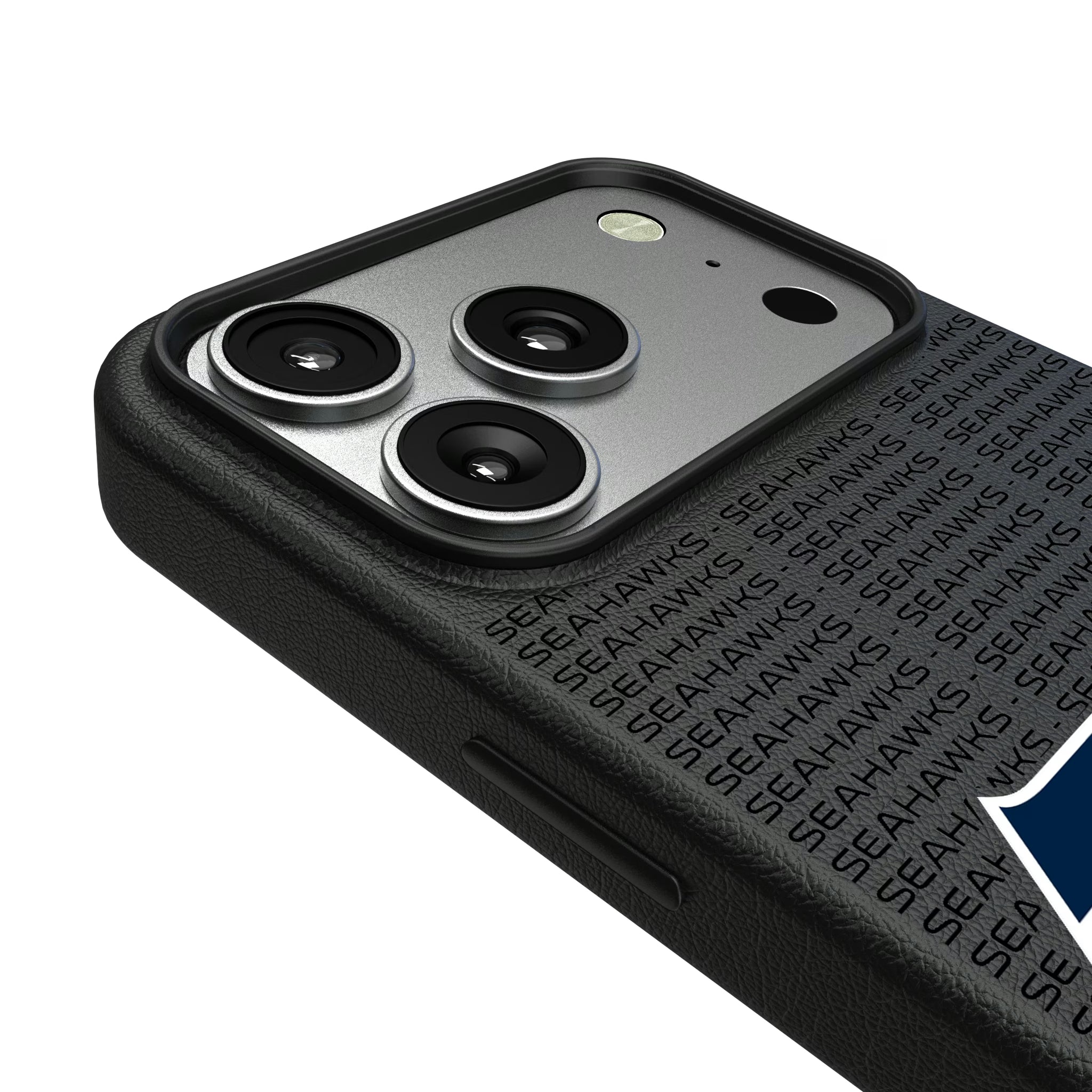 Seattle Seahawks Text Backdrop iPhone MagSafe Compatible Phone Case for Apple iPhone - Detail#Device_iPhone 17 Pro