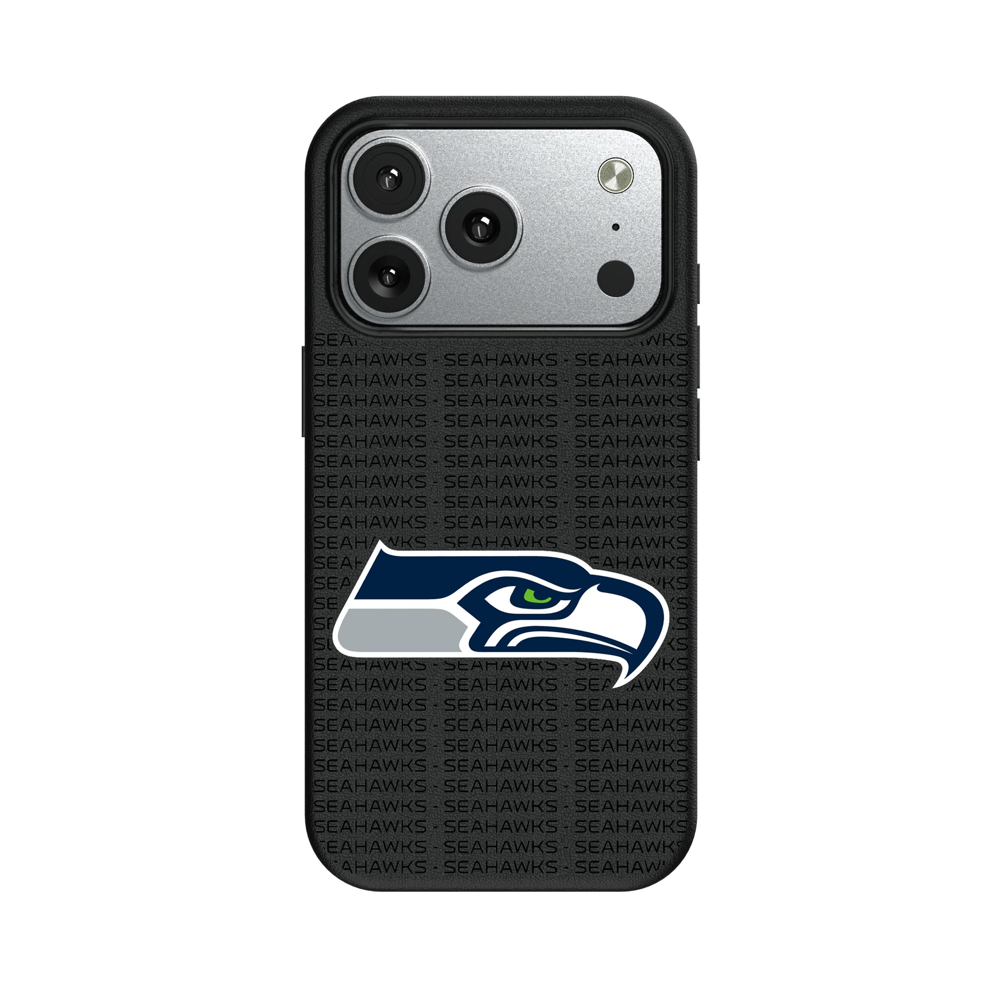 Seattle Seahawks Text Backdrop iPhone MagSafe Compatible Phone Case for Apple iPhone#Device_iPhone 17 Pro