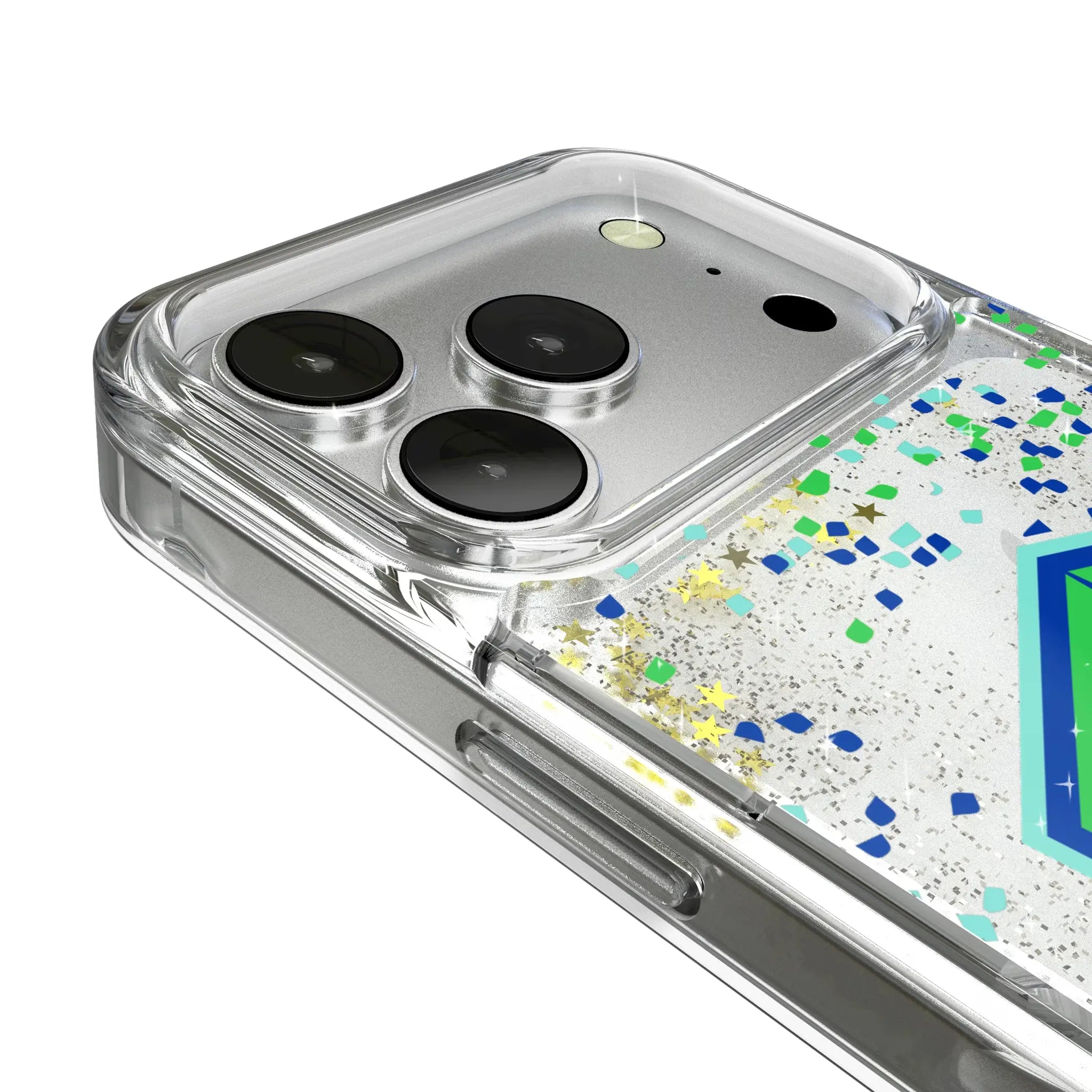 Seattle Sounders FC Confetti iPhone Glitter Phone Case for Apple iPhone - Detail