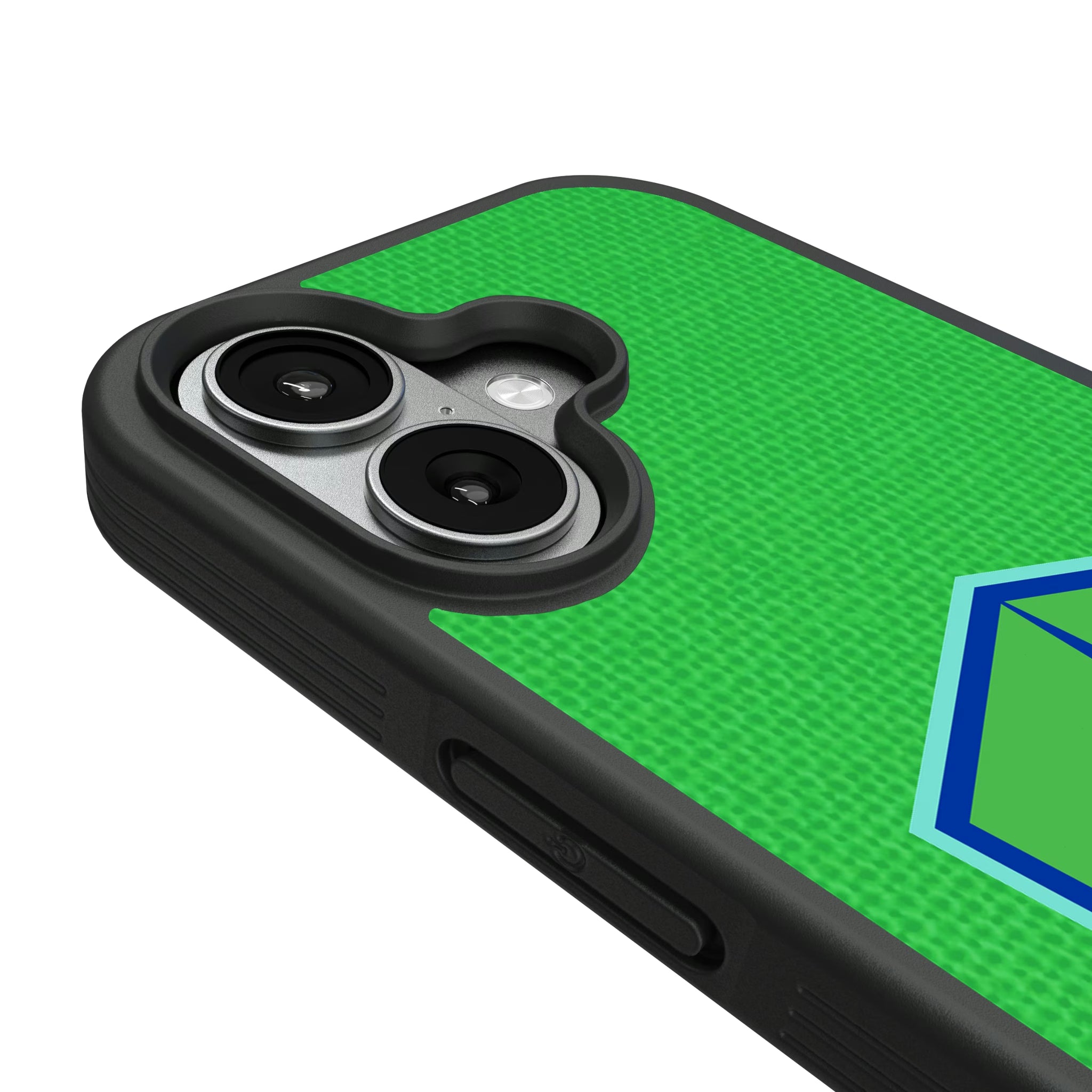 Seattle Sounders FC Diagonal Stripe iPhone Bump Phone Case for Apple iPhone - Detail#Device_iPhone 17