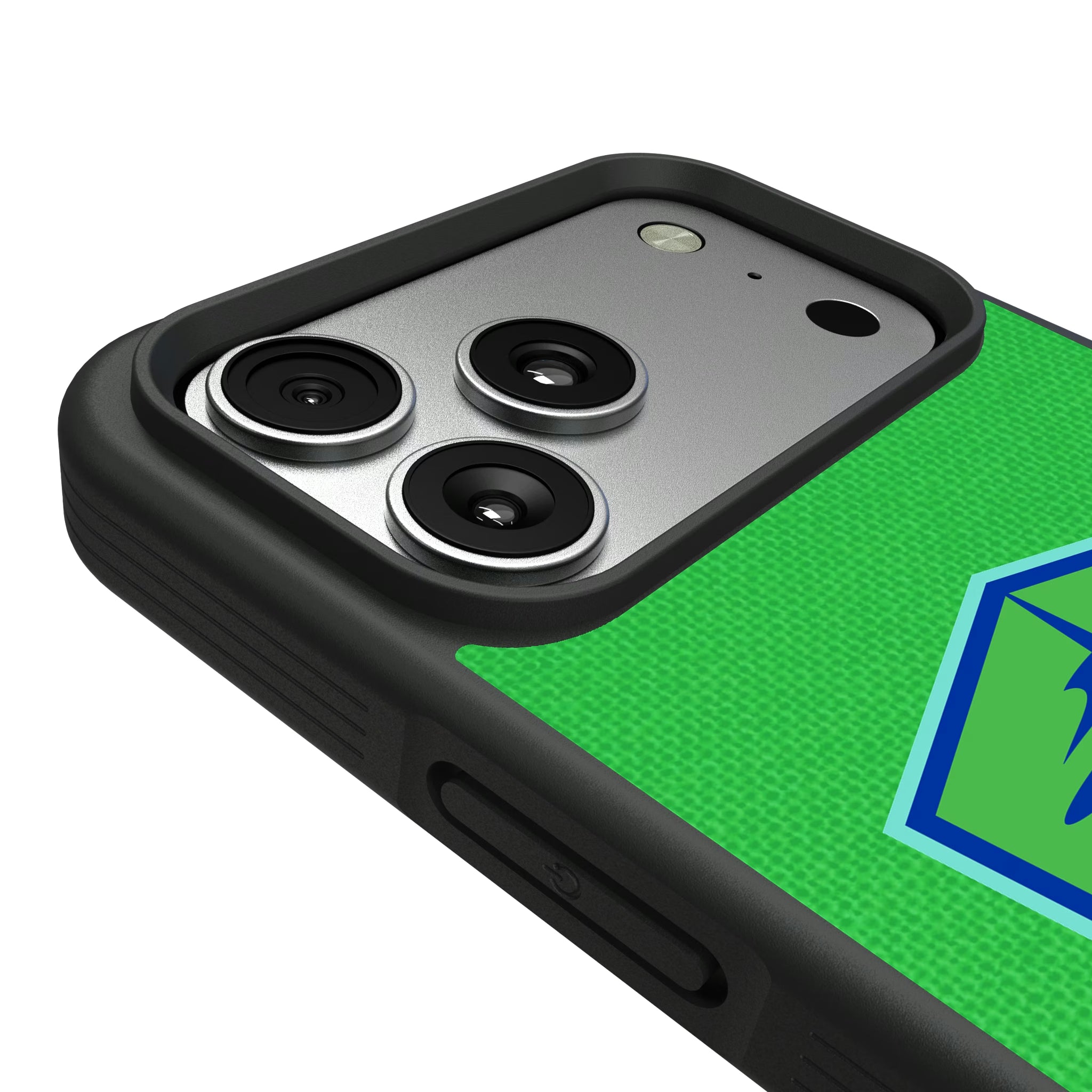 Seattle Sounders FC Diagonal Stripe iPhone Bump Phone Case for Apple iPhone - Detail#Device_iPhone 17 Pro Max
