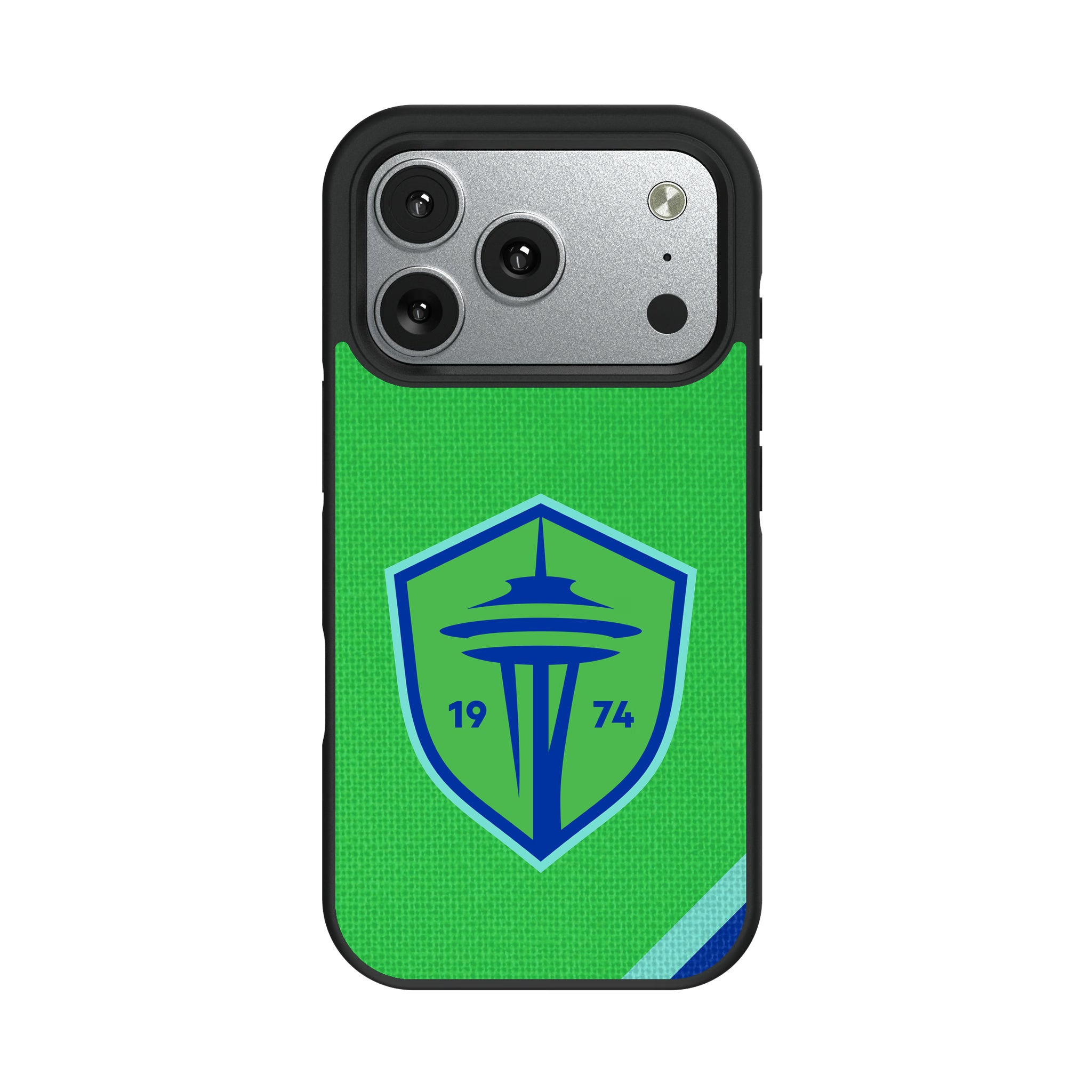 Seattle Sounders FC Diagonal Stripe iPhone Bump Phone Case for Apple iPhone#Device_iPhone 17 Pro