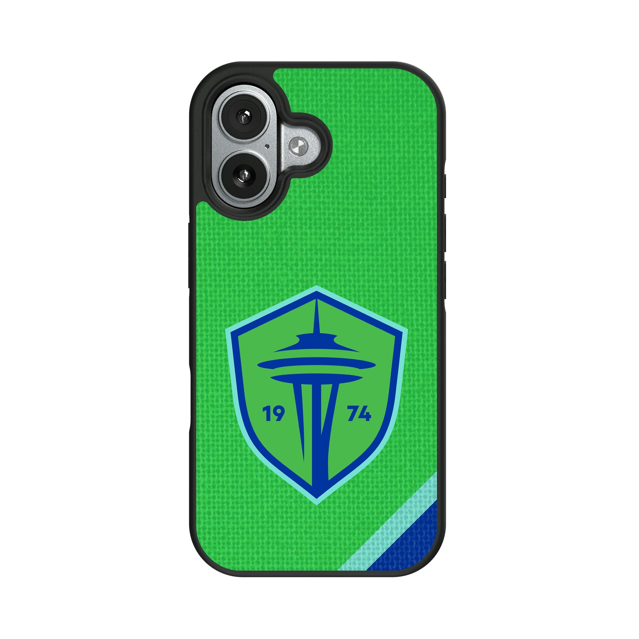 Seattle Sounders FC Diagonal Stripe iPhone Bump Phone Case for Apple iPhone#Device_iPhone 17