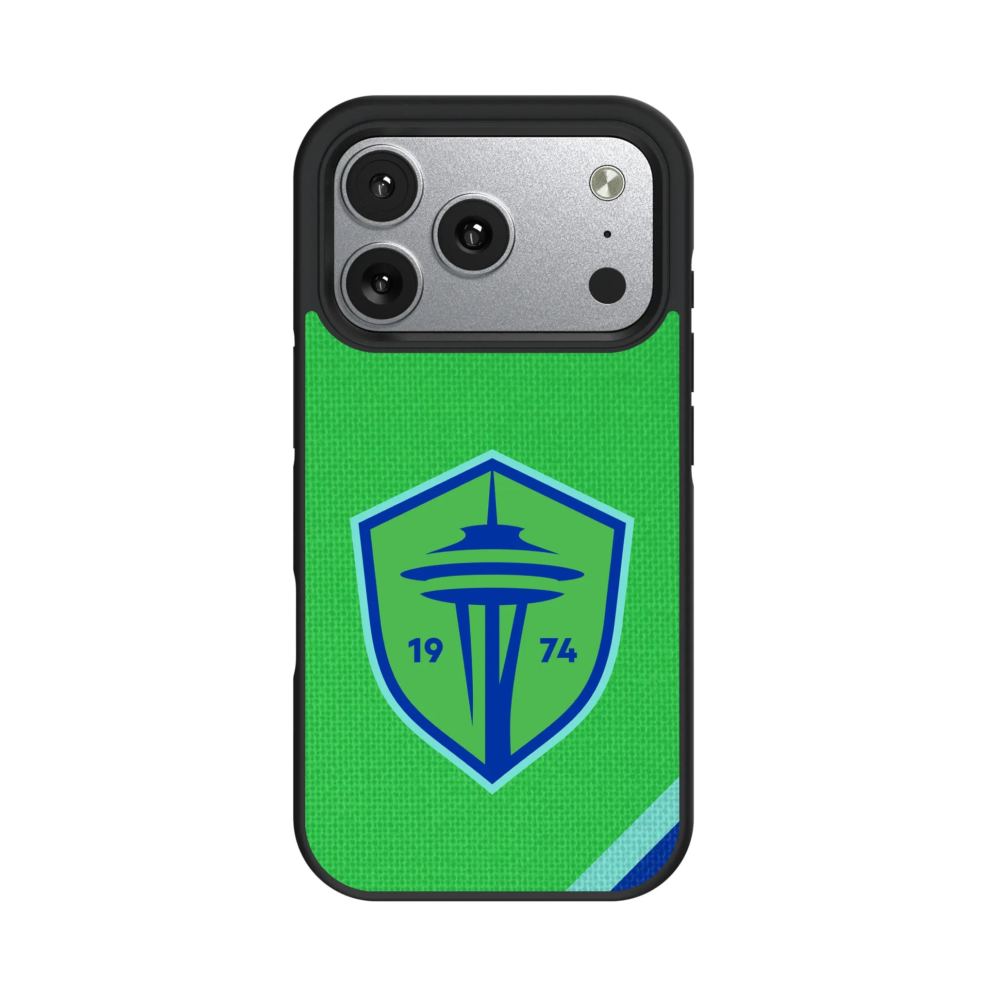Seattle Sounders FC Diagonal Stripe iPhone Bump Phone Case for Apple iPhone#Device_iPhone 17 Pro