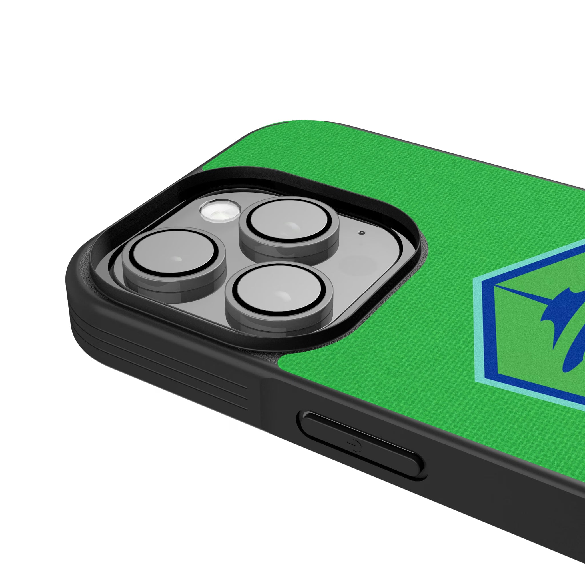 Seattle Sounders FC Endzone Solid iPhone Bump Phone Case for Apple iPhone - Detail