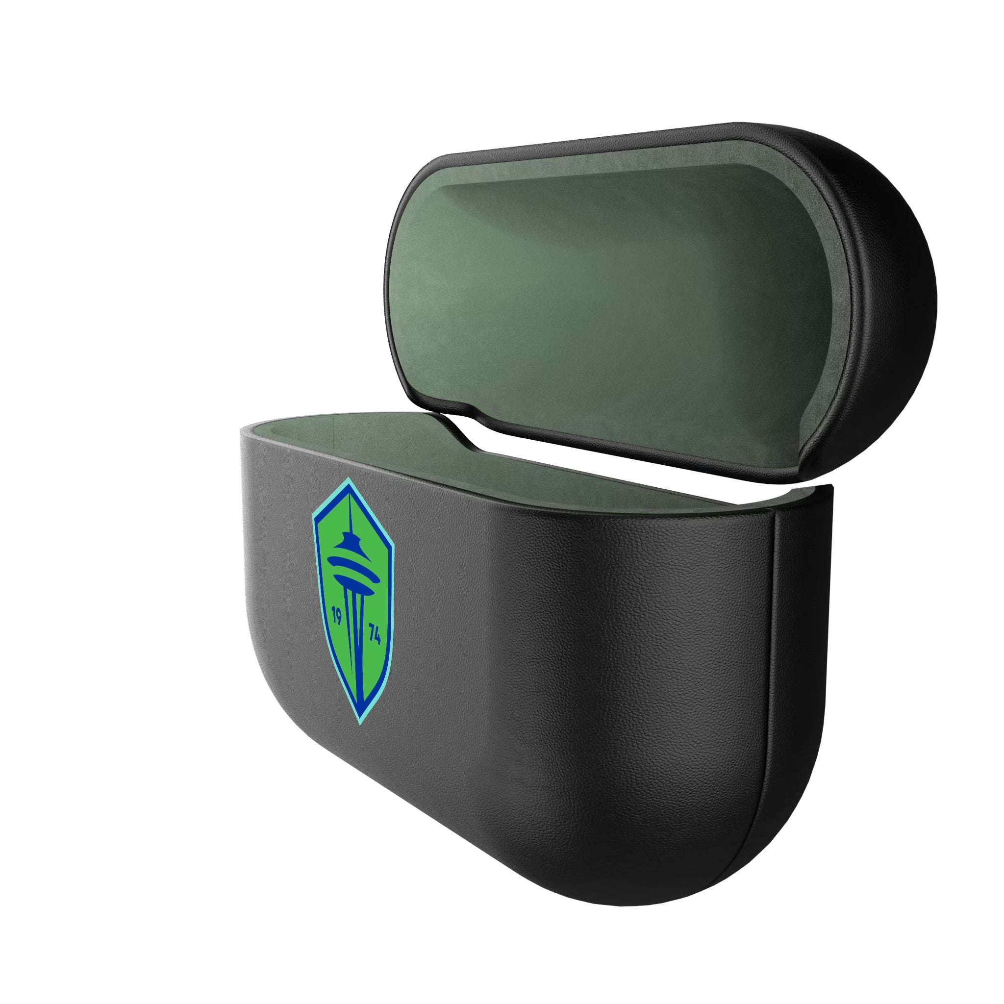 Seattle Sounders FC Insignia AirPods AirPod Case Cover - Isometric View#Device_AirPods Pro 1st Gen