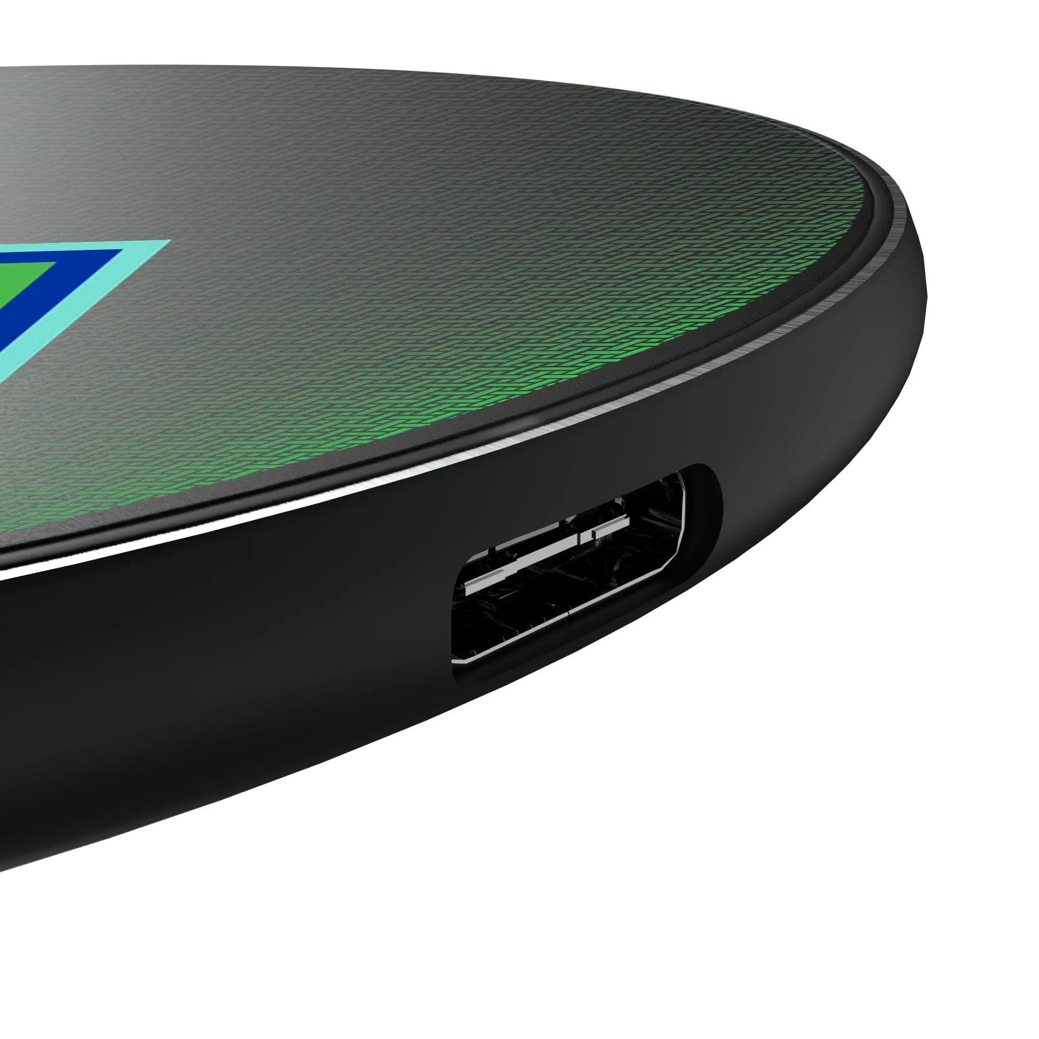 Seattle Sounders FC Linen 15-Watt Wireless Charger - Detail