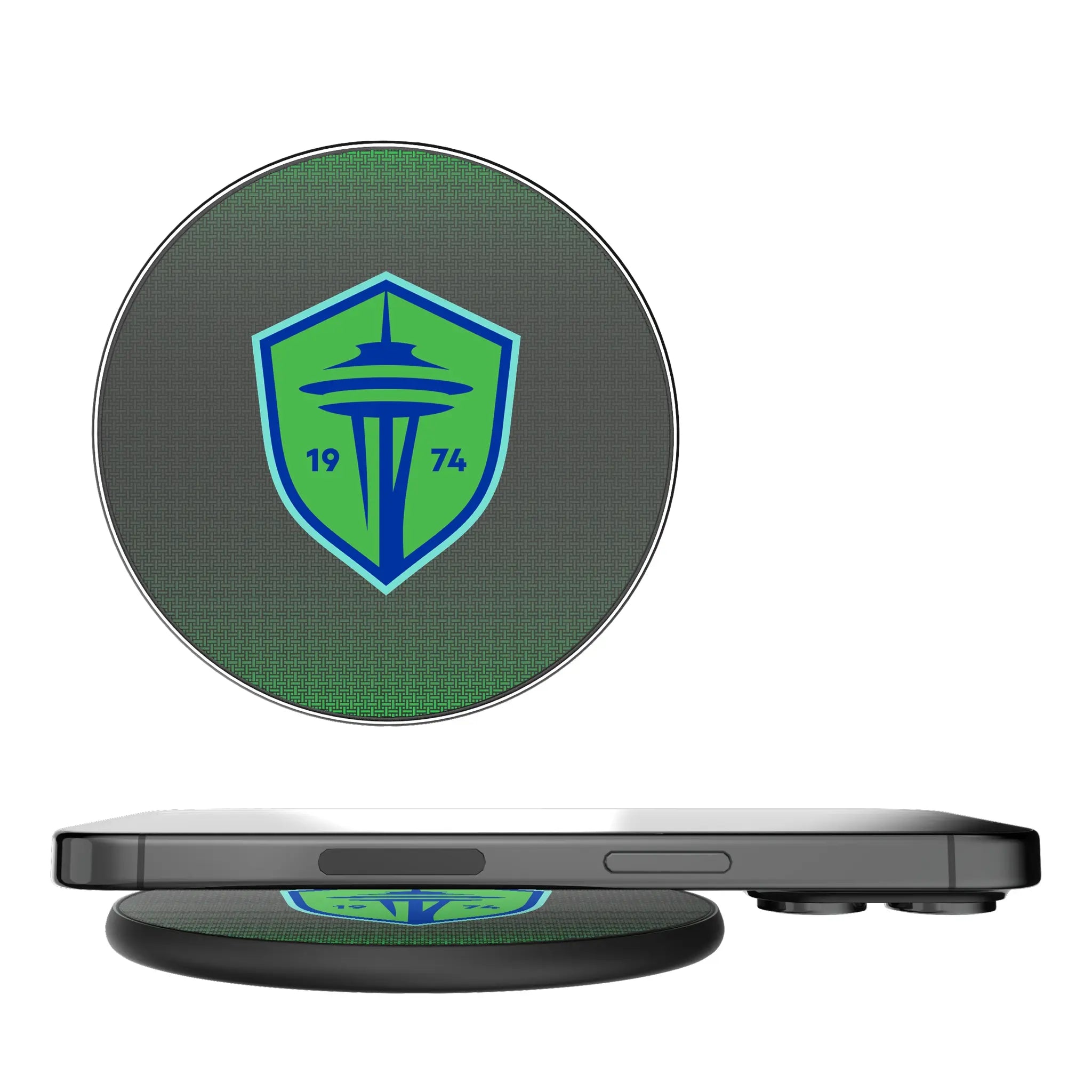 Seattle Sounders FC Linen 15-Watt Wireless Charger